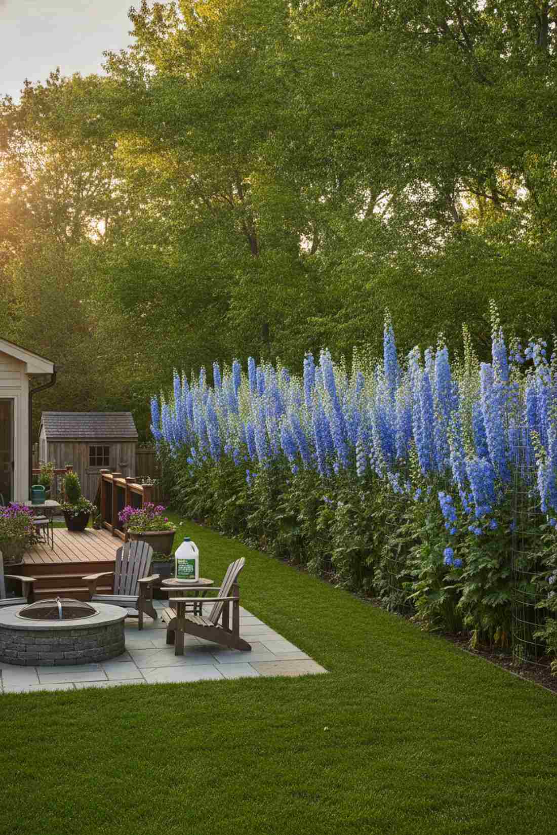 delphinium spire clusters