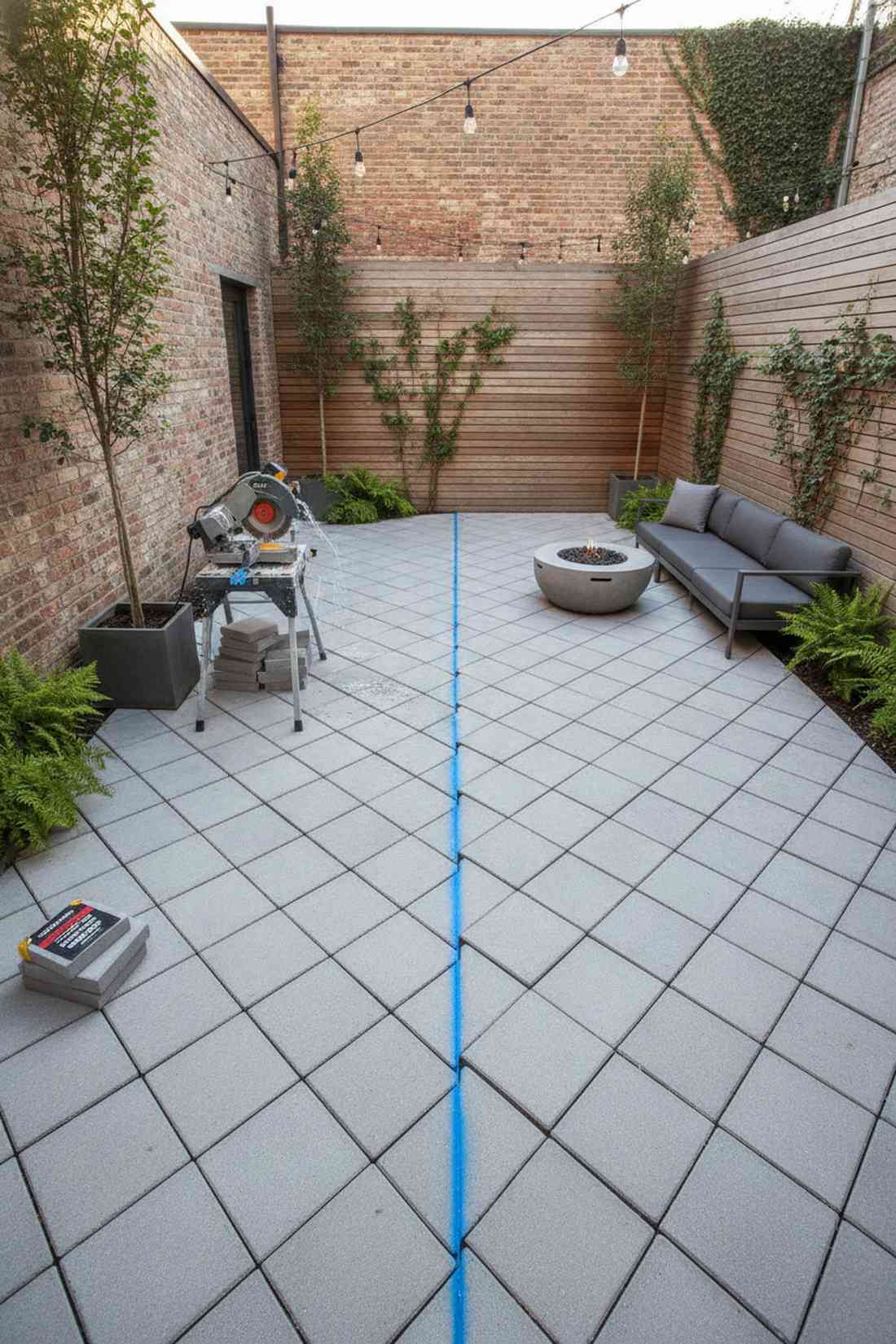 diagonal grid layout