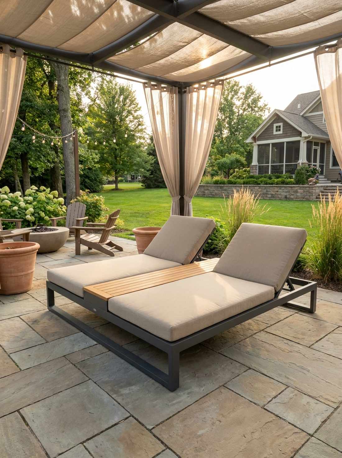 double sun lounger