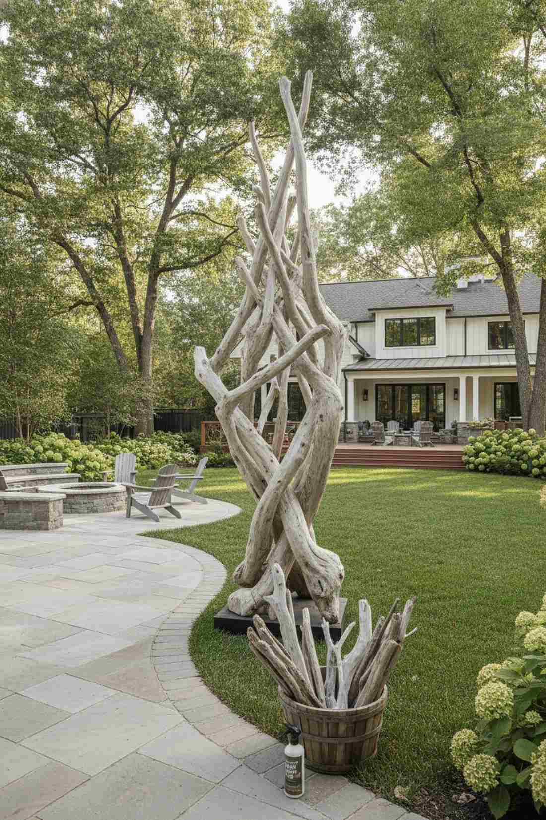 driftwood sculptures