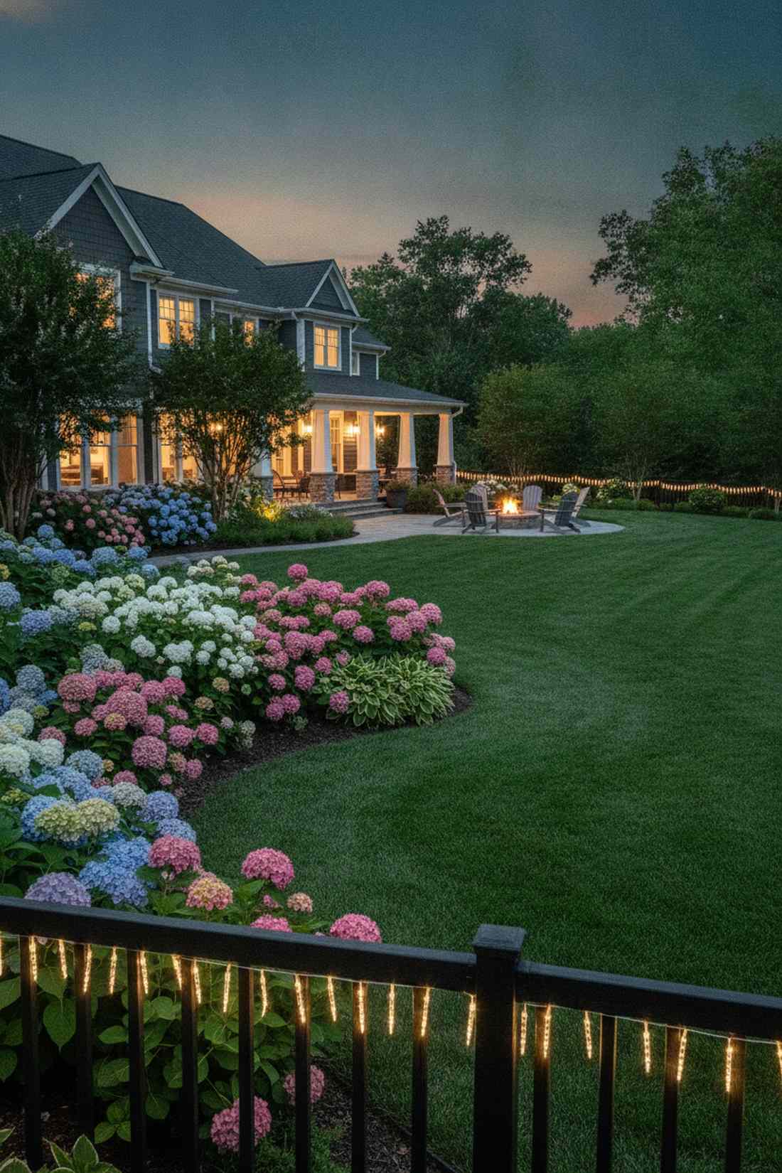 graduated border lighting