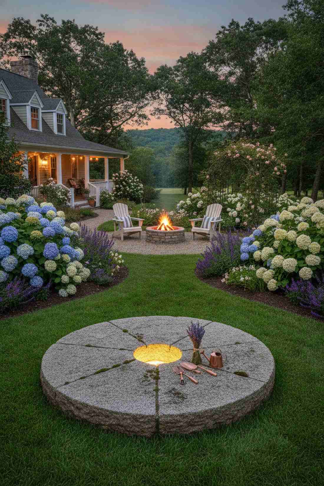 granite millstone replicas