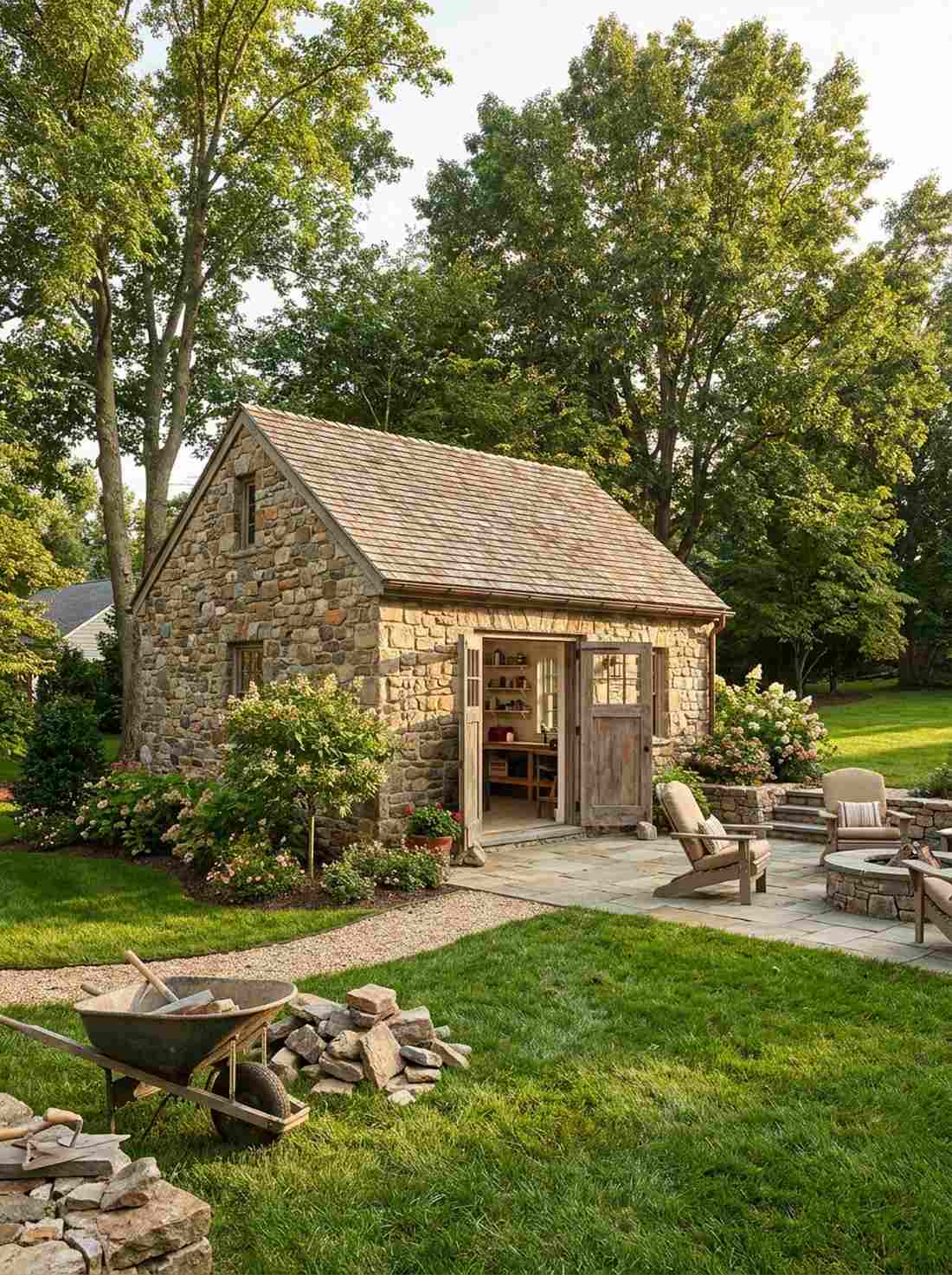 hand laid fieldstone workshop