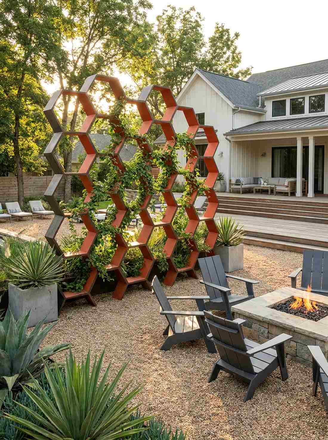hexagonal honeycomb panel