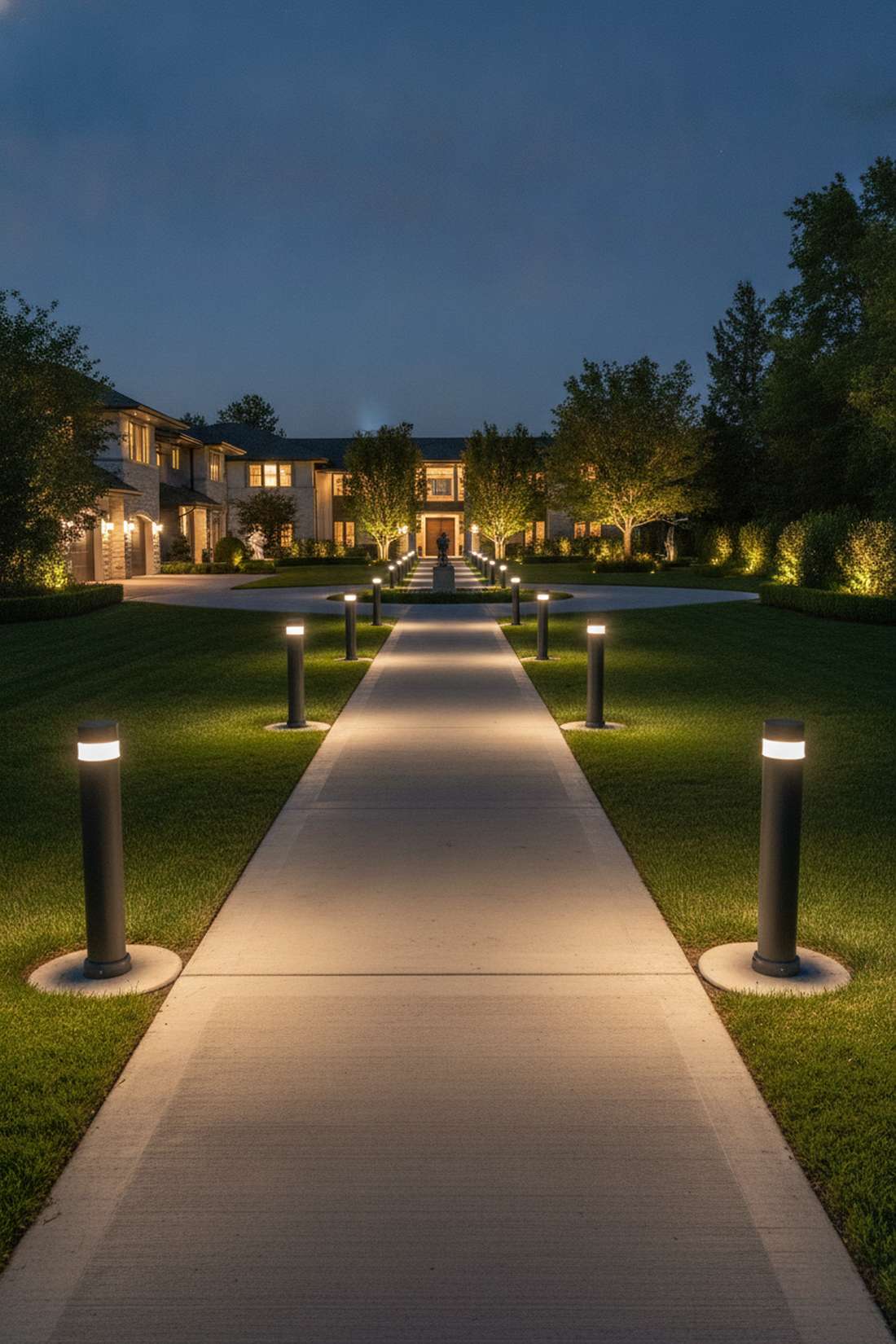 high lumen commercial grade bollards