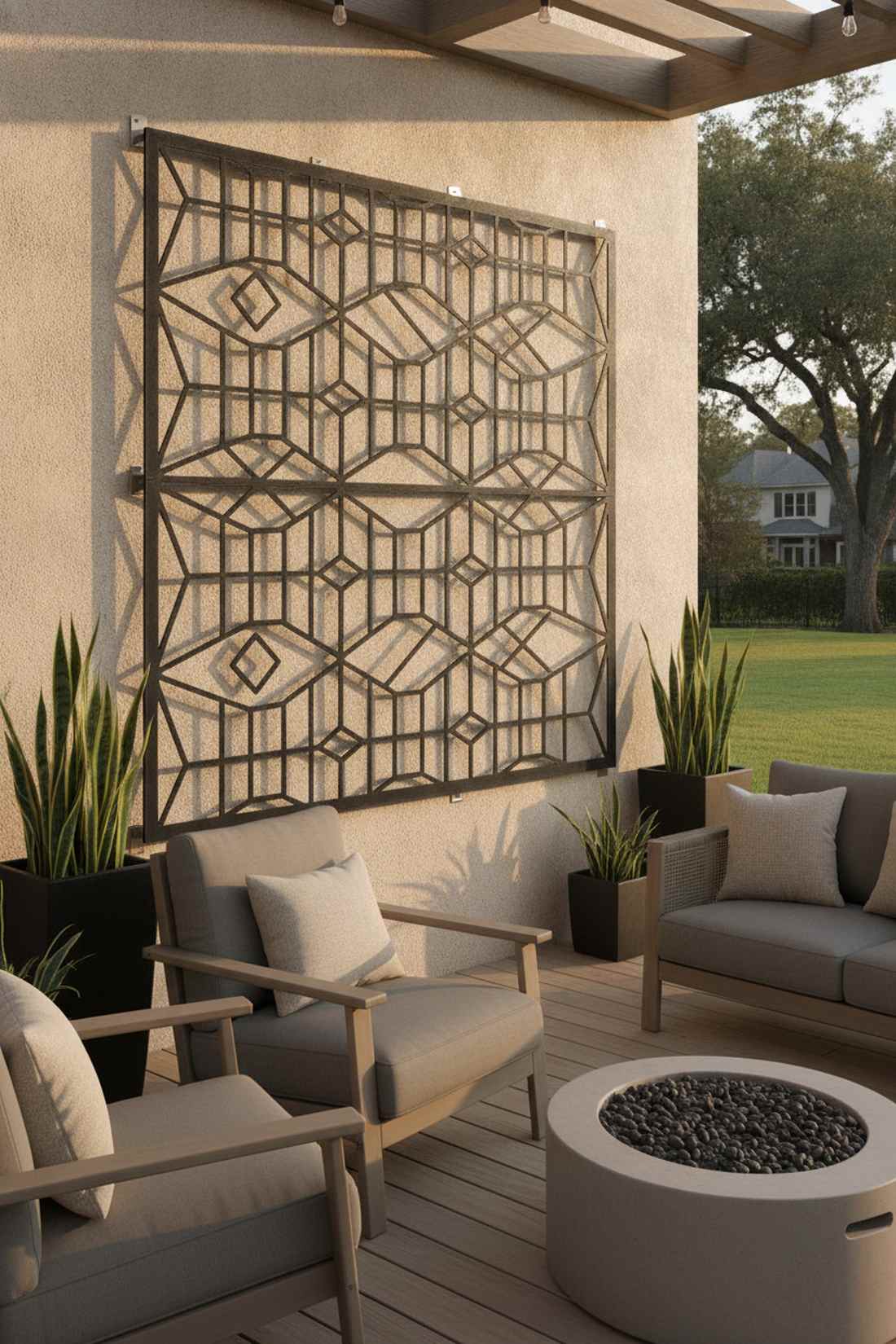 laser cut steel screens