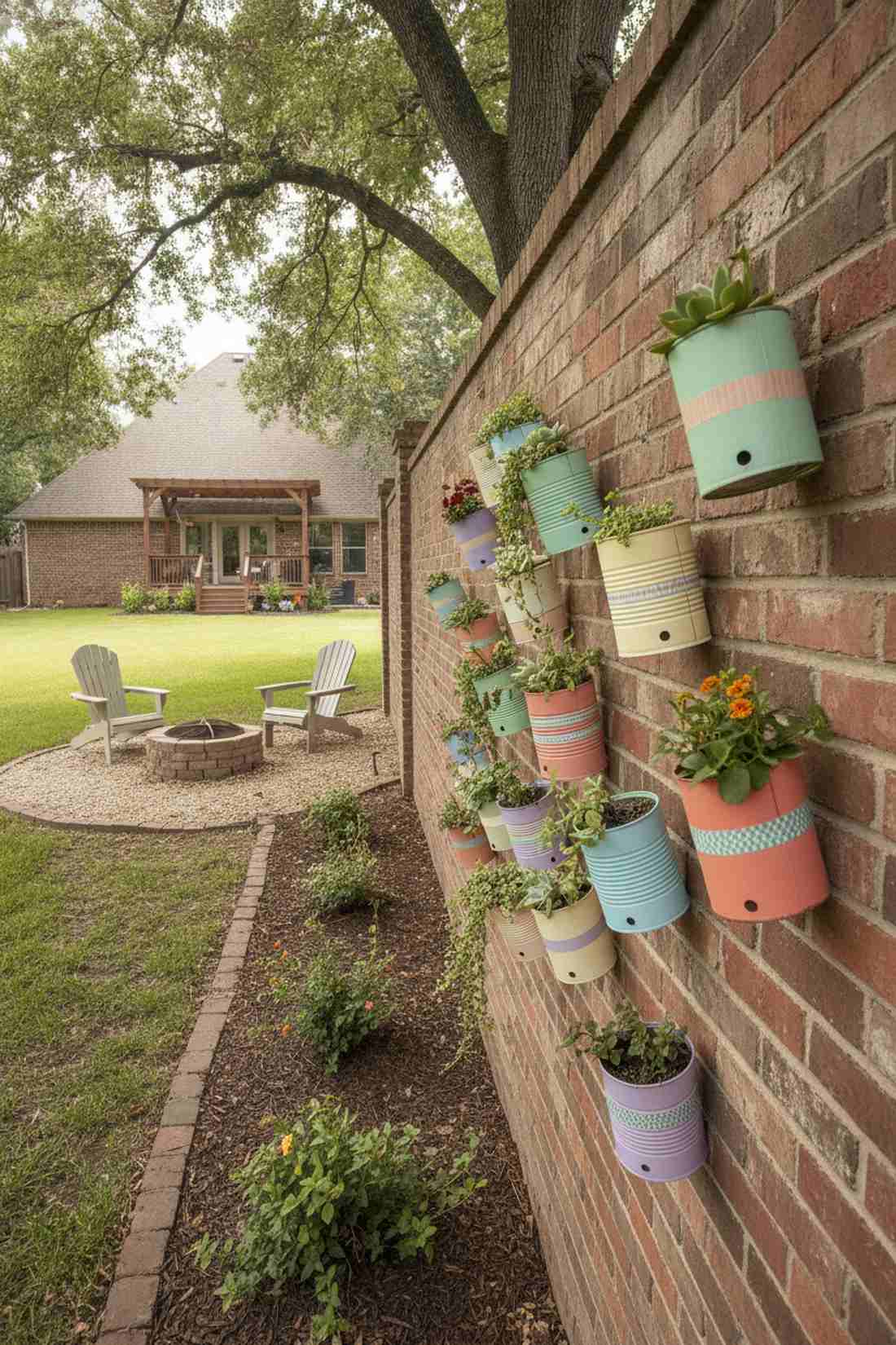 painted tin can collection