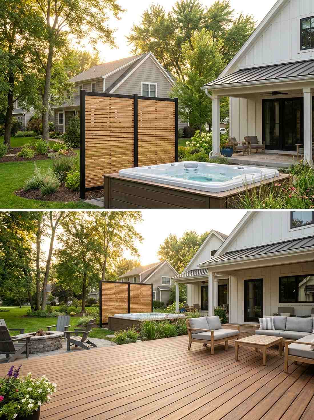 single wall privacy panel