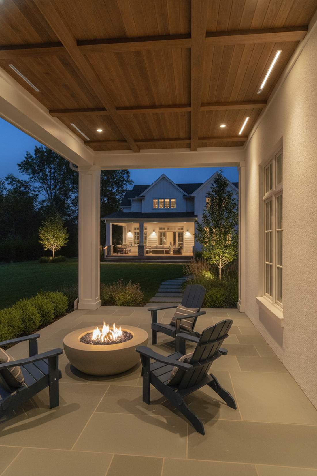 soffit and eave concealed lighting