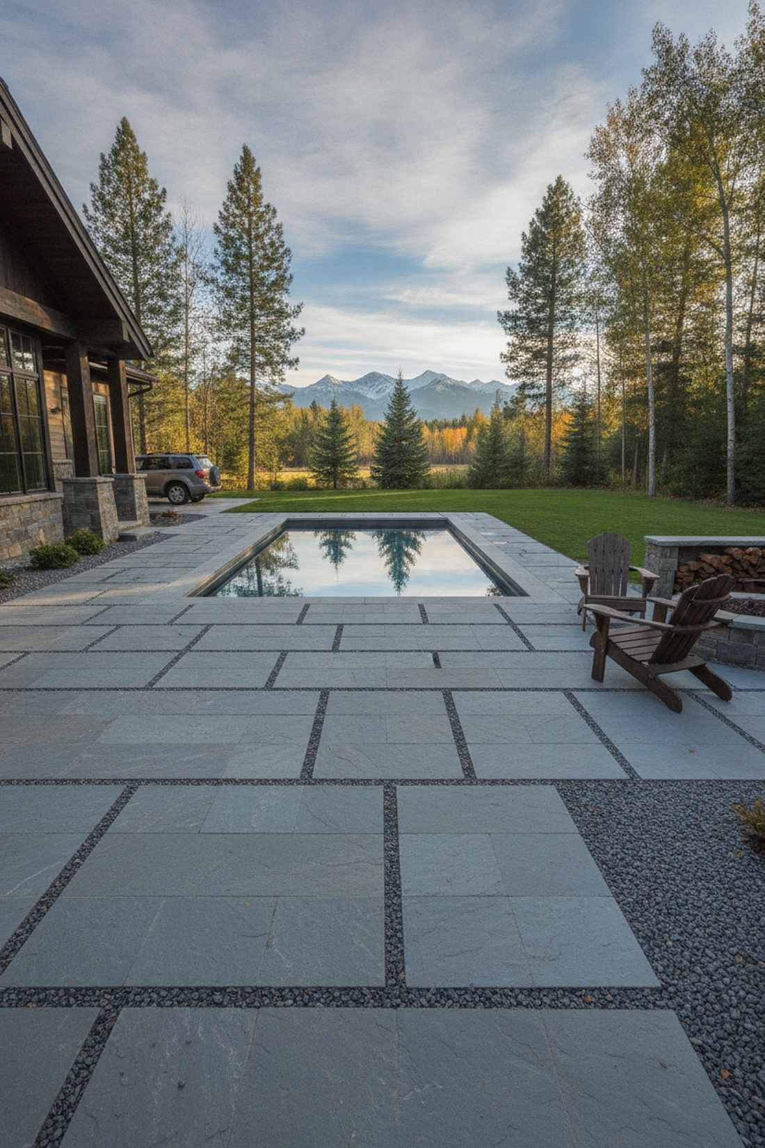 thermal finish bluestone pavers