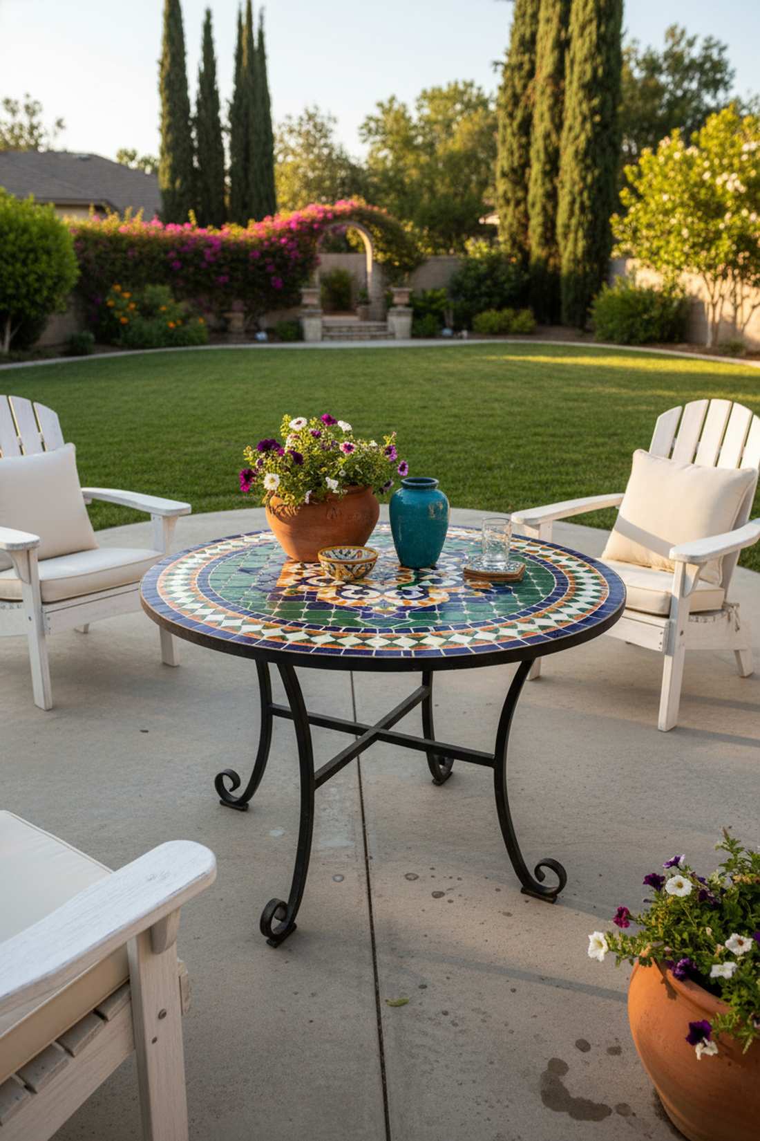 tile top mosaic tables