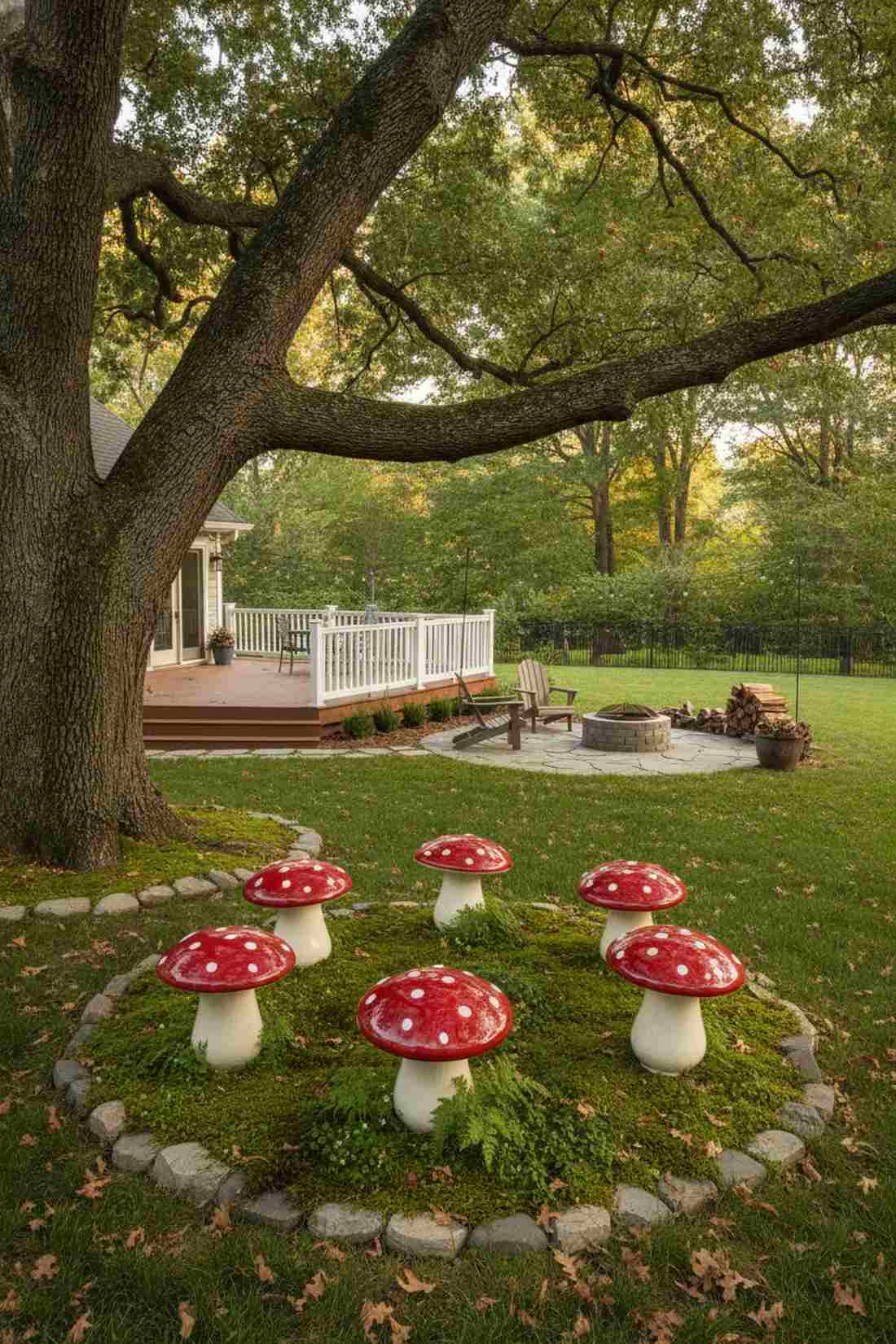 toadstool mushroom seats