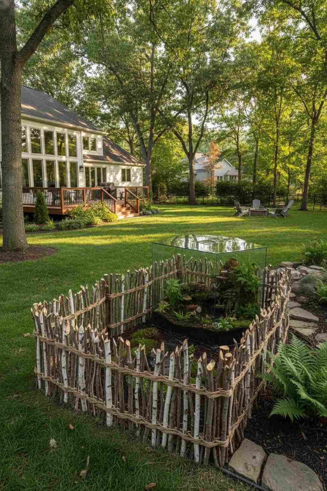twig bundle fencing