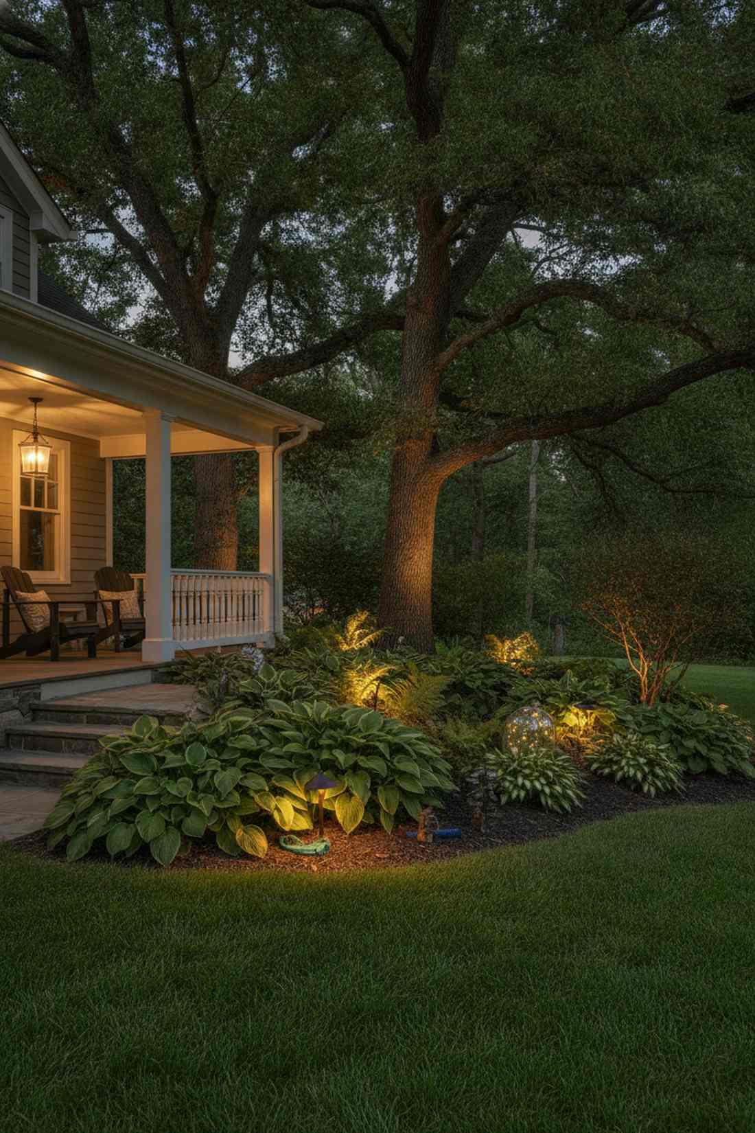 understory layer uplighting