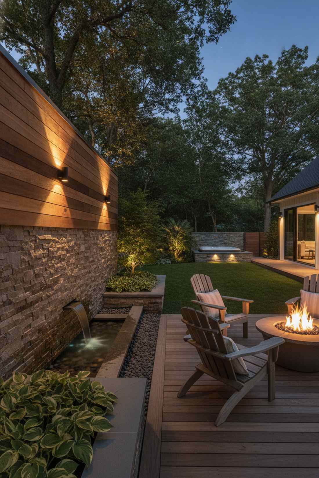 wall grazing downlights