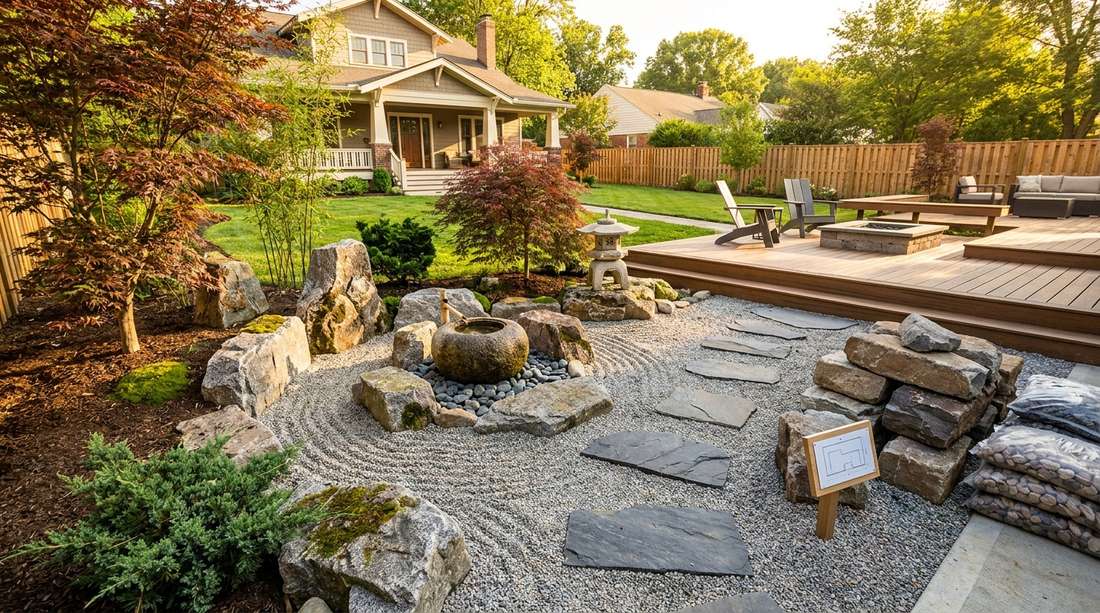 125 stone garden japanese vertical