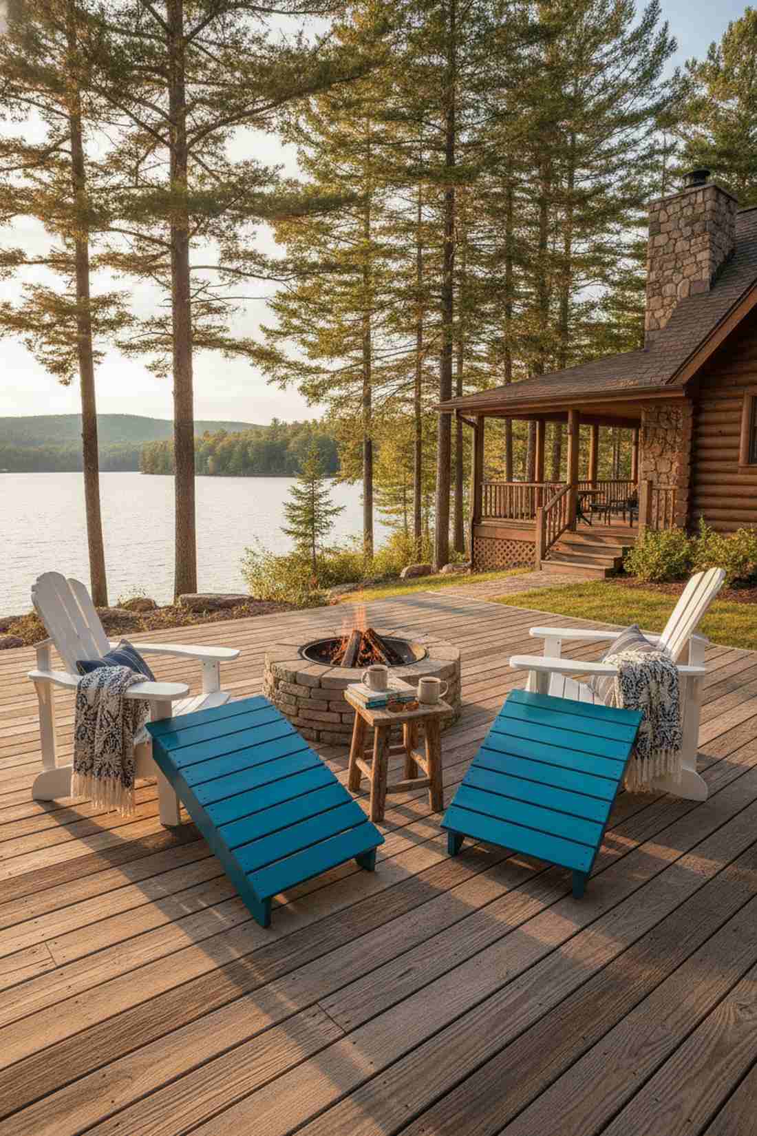 adirondack style footrests