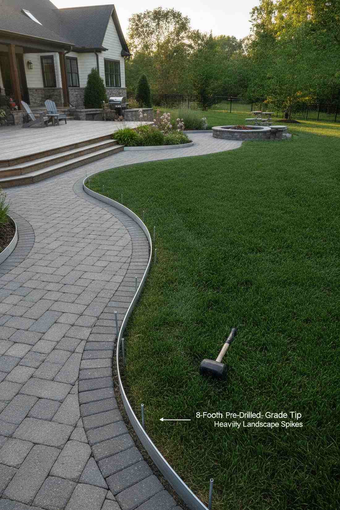 aluminum paver edging system