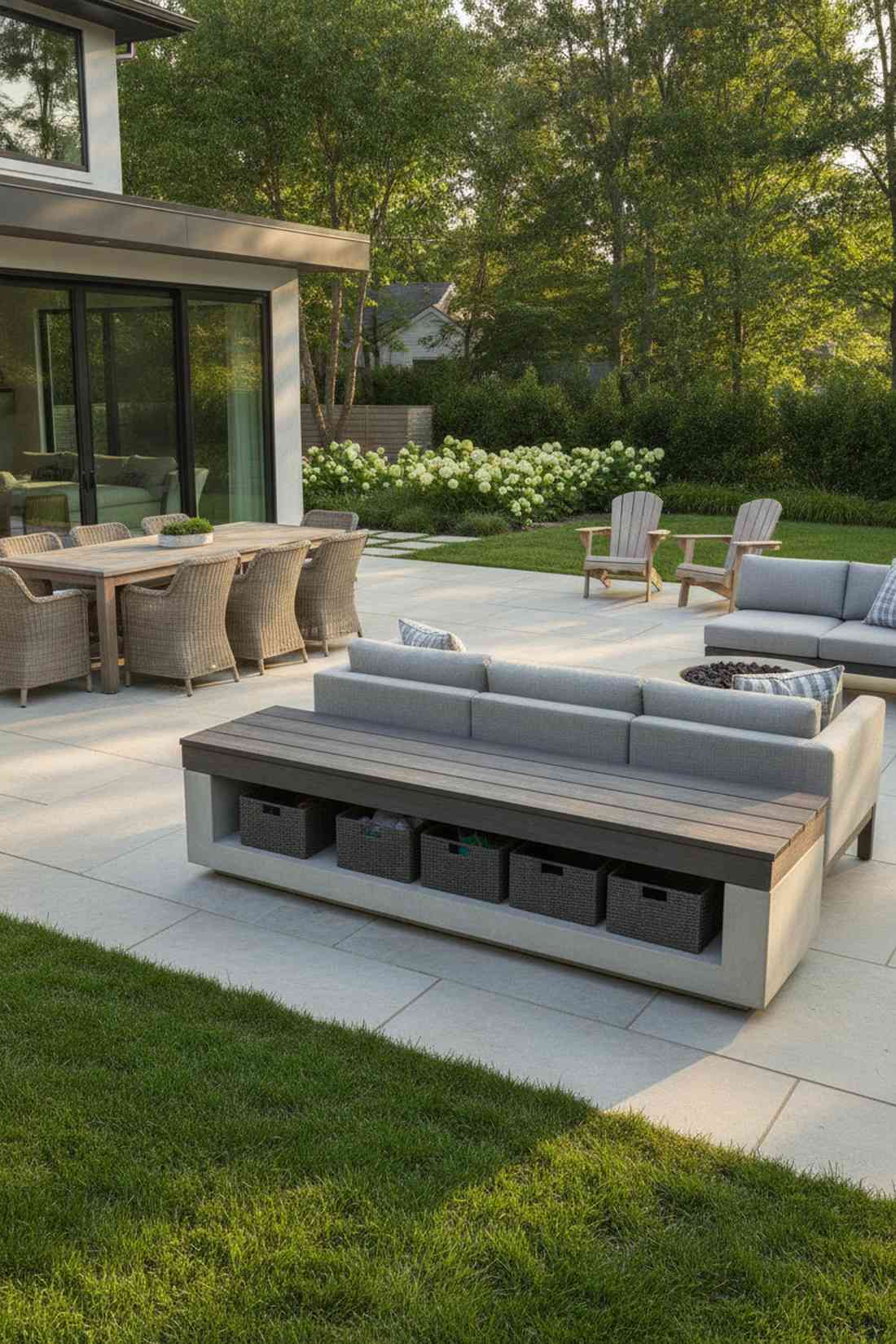 backless bench for flexible seating