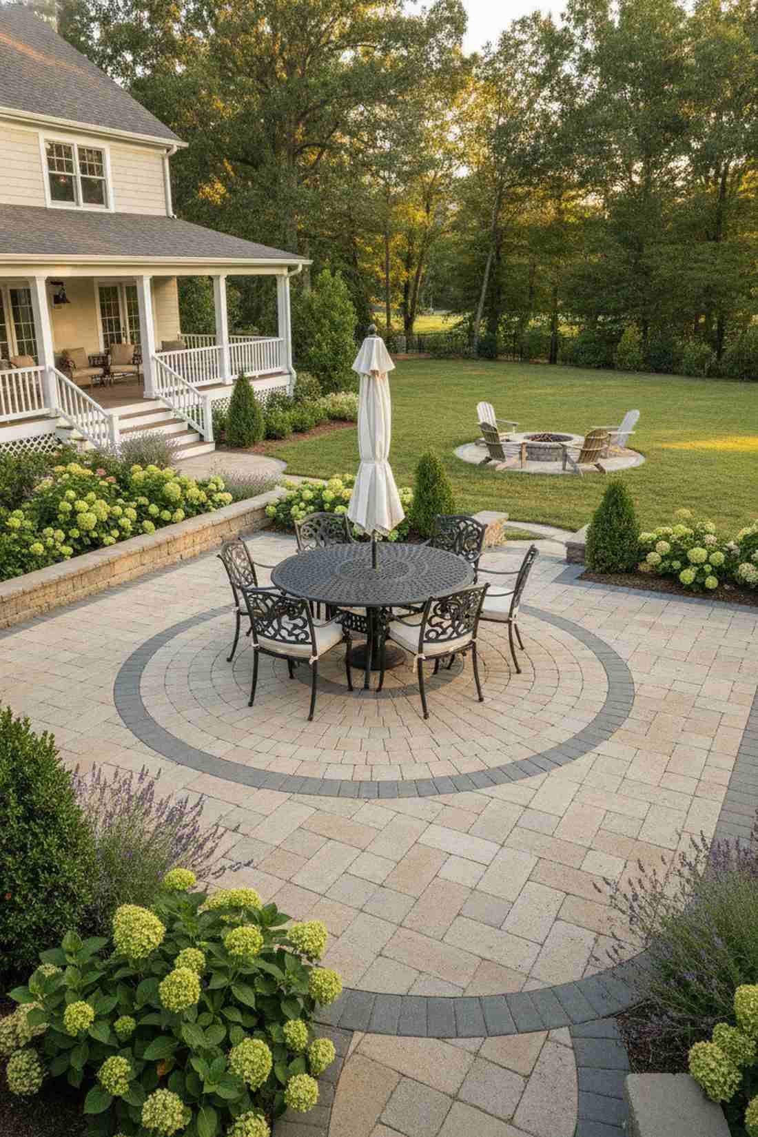 circular medallion centerpiece