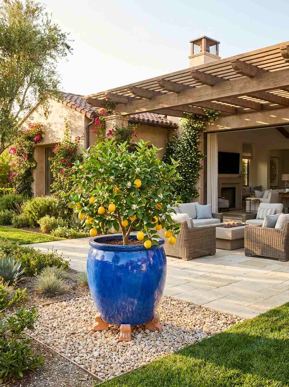 citrus container accent