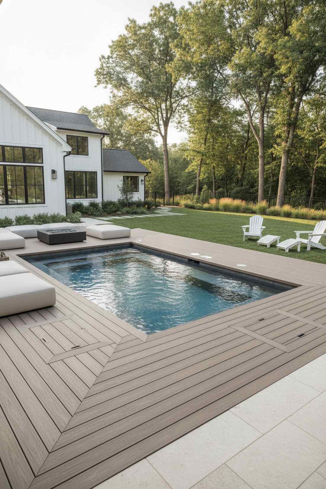 deck flush spa installation