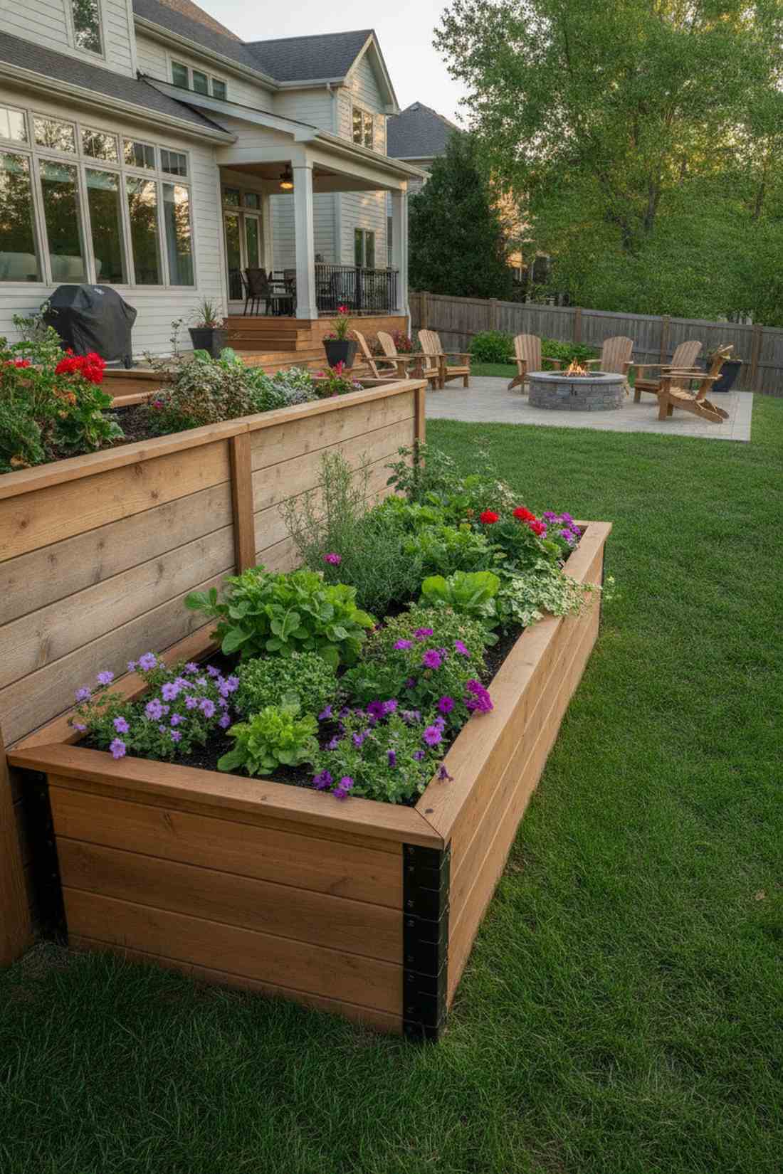 diagonal raised bed