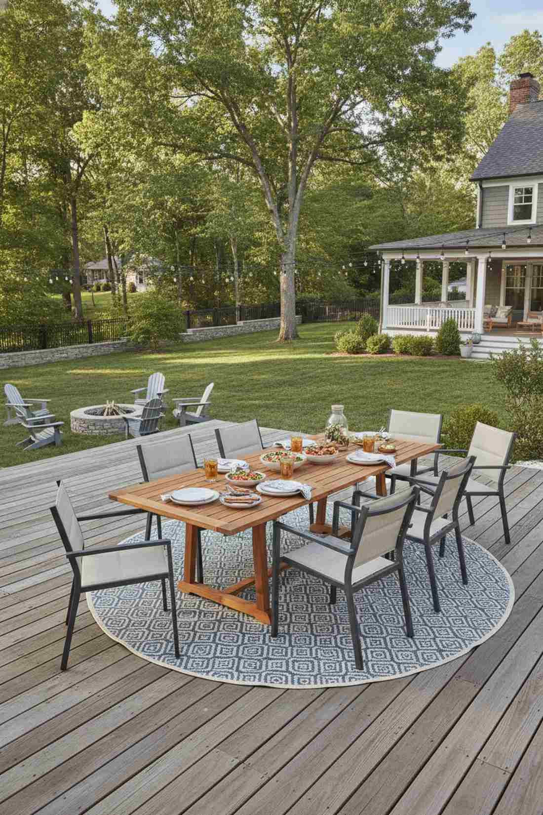 extendable dining table set