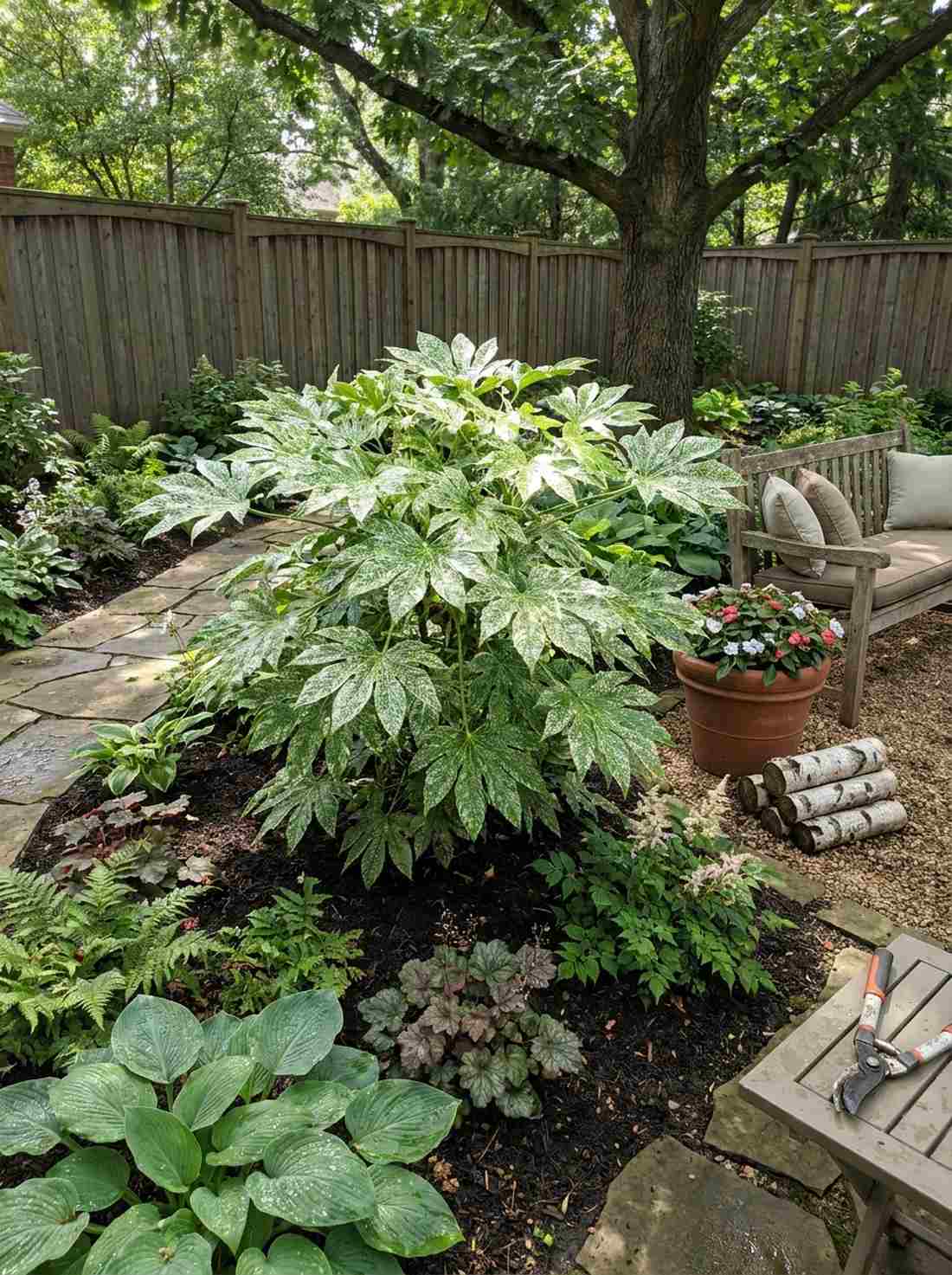 fatsia japonica japanese aralia