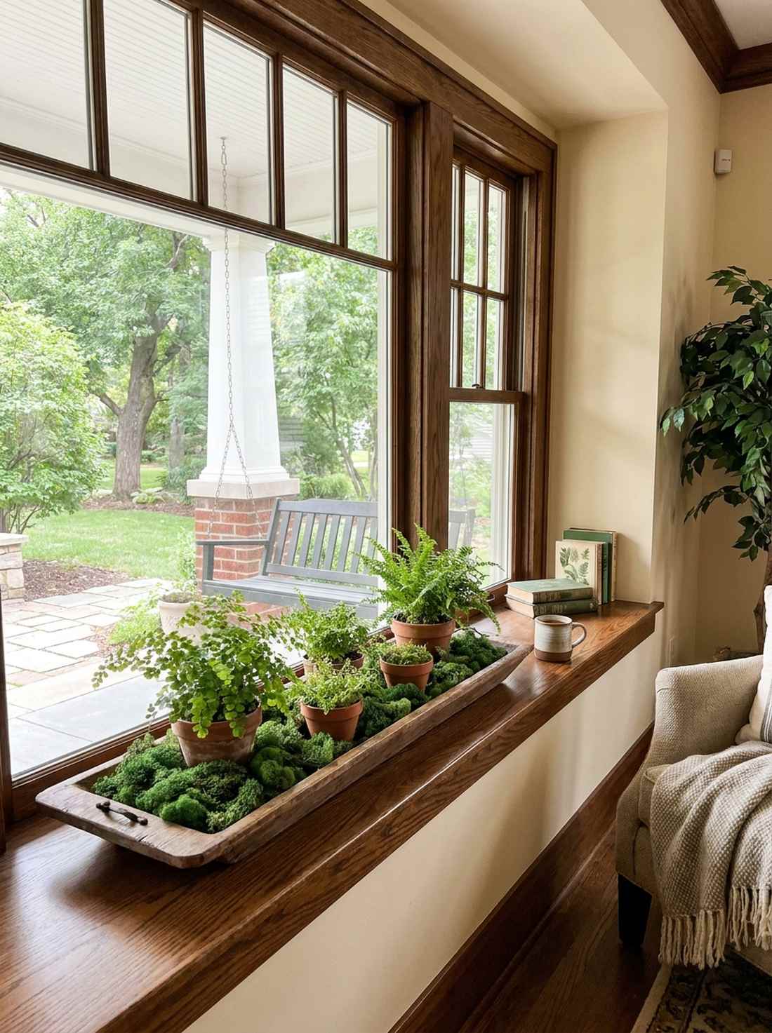 filtered light fern companion display