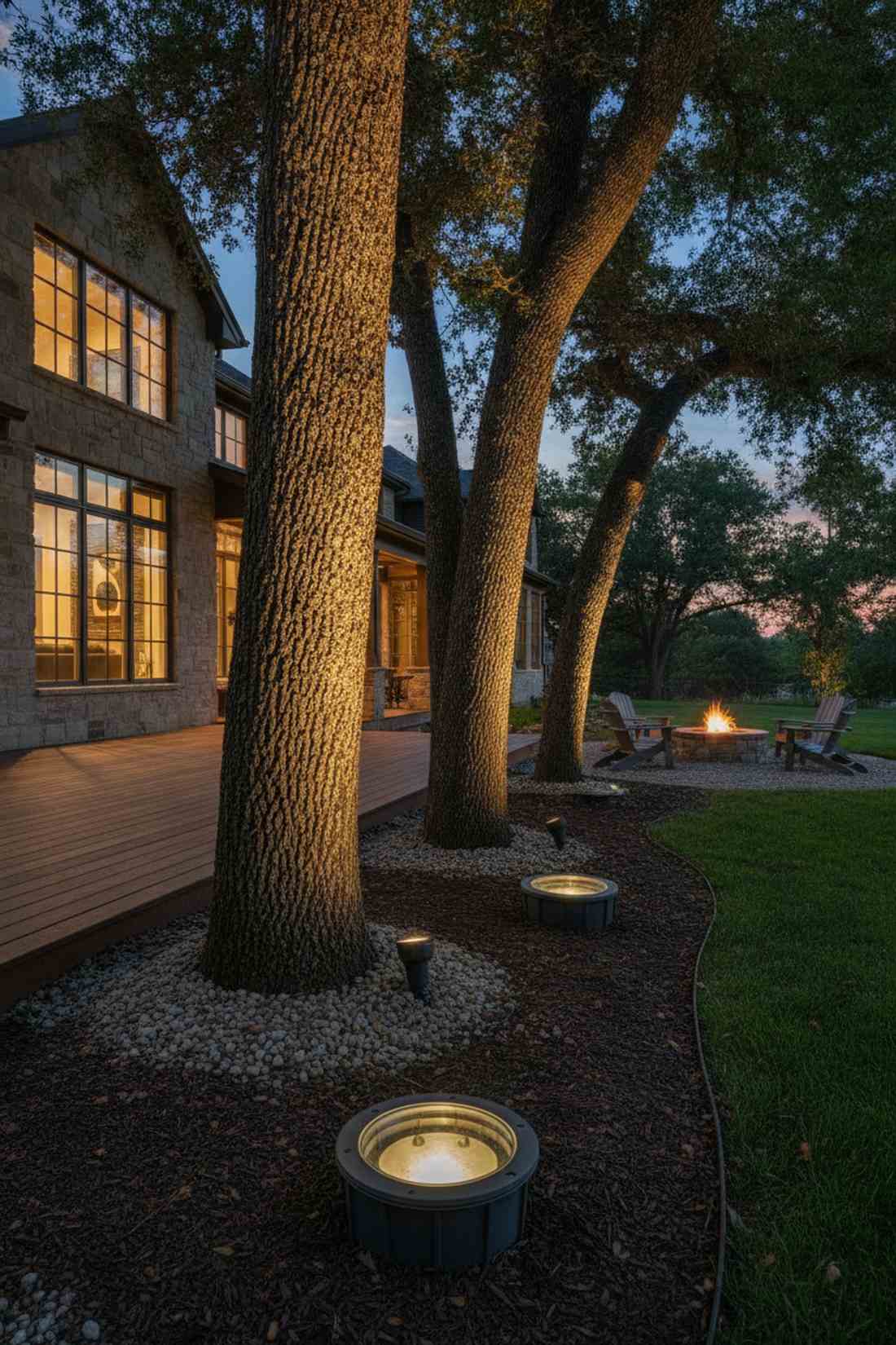 ground well uplights