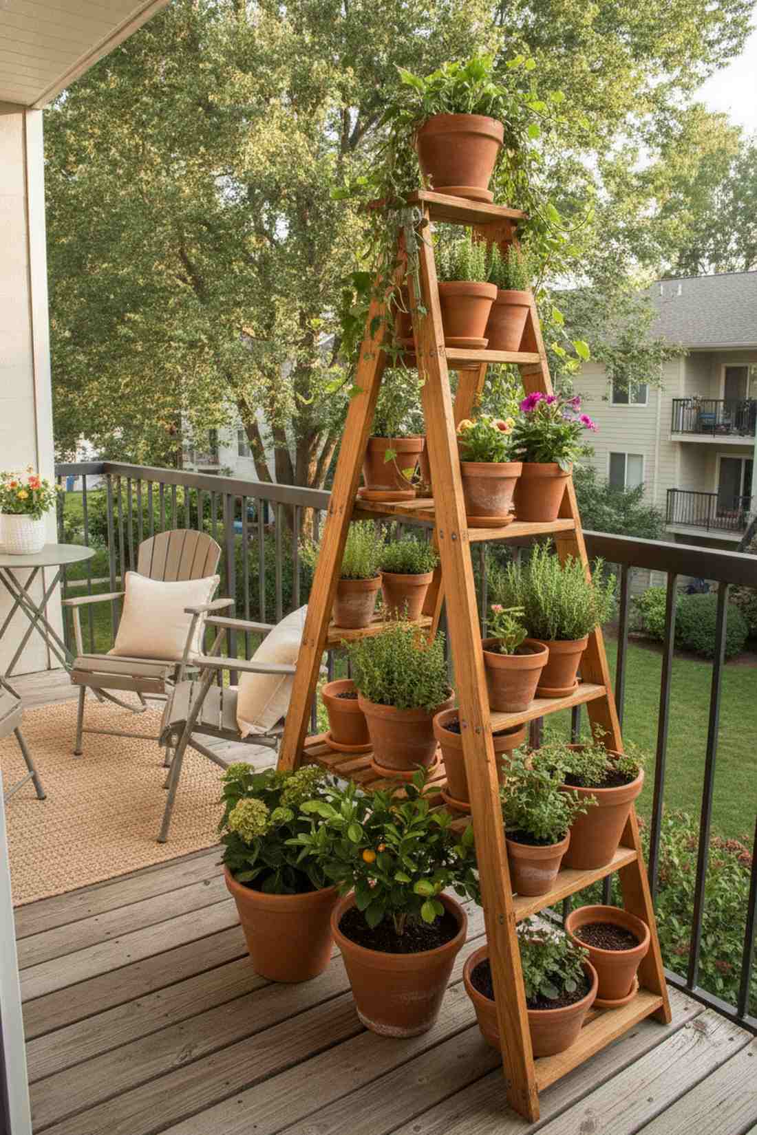 hanging tin can planters