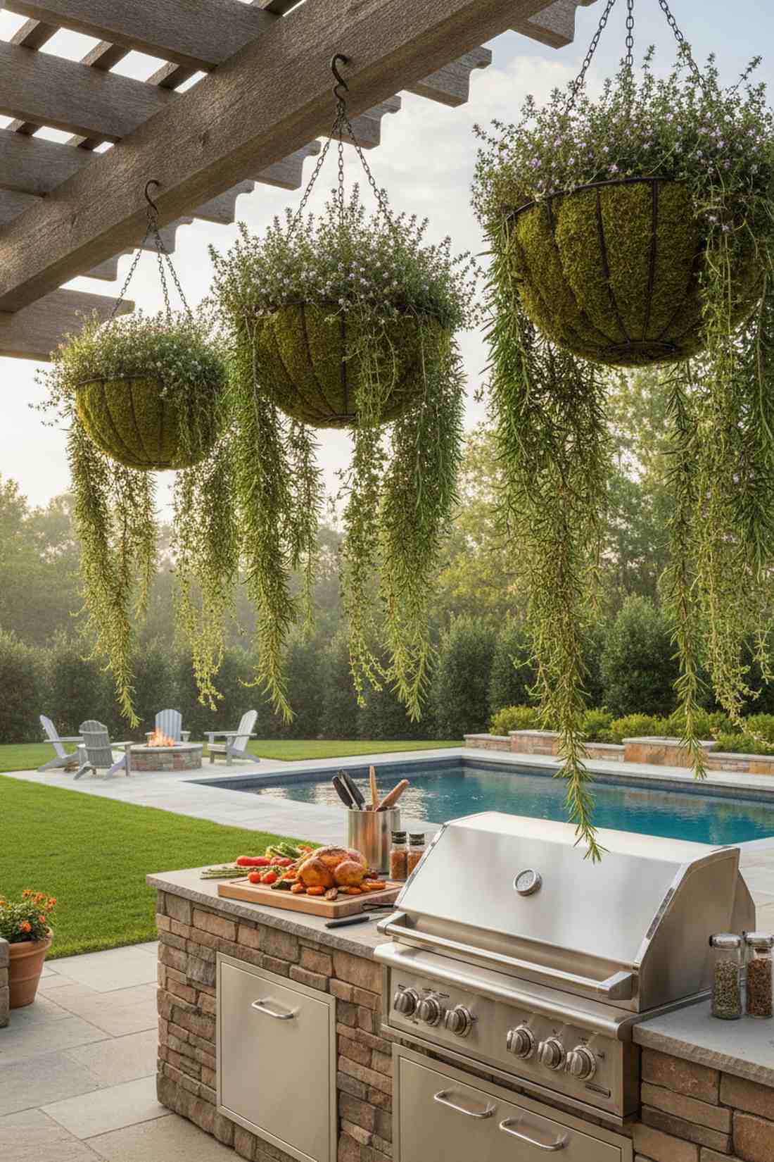 herb basket kitchen gardens