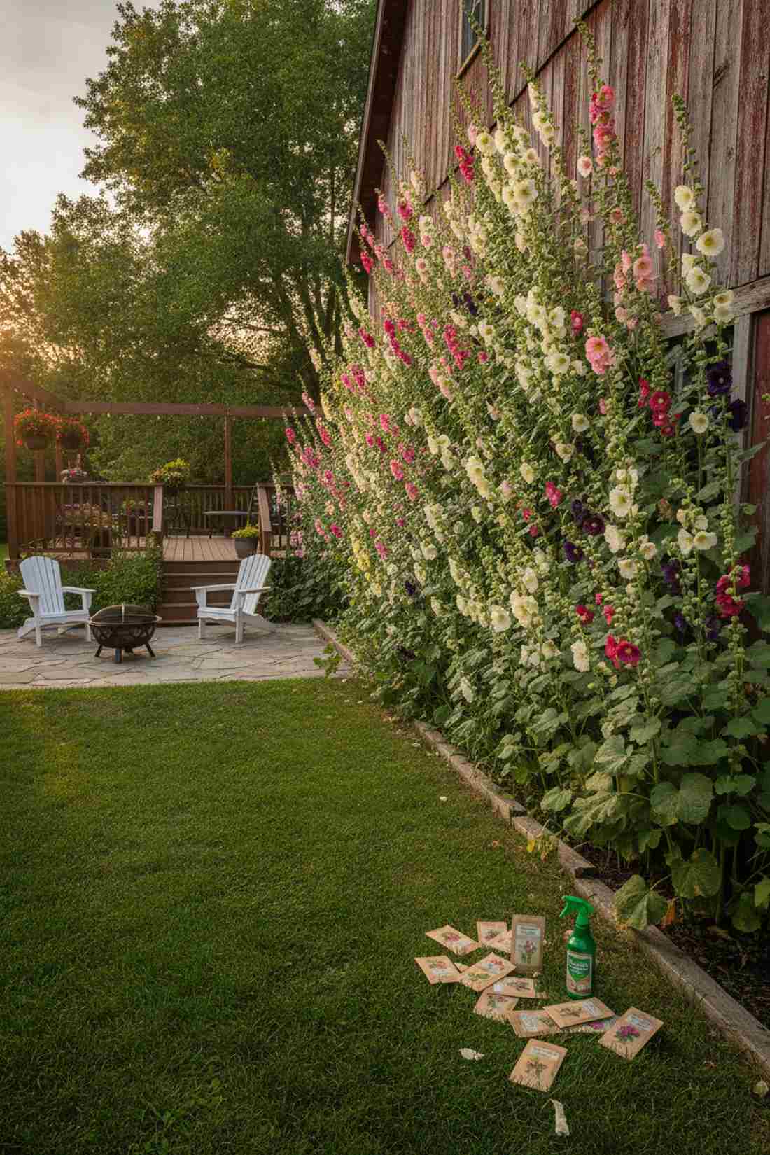 hollyhock cottage icons