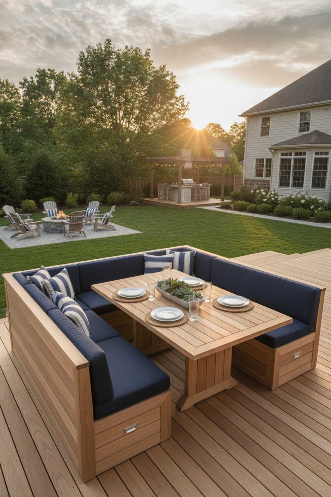 l shaped dining bench with table