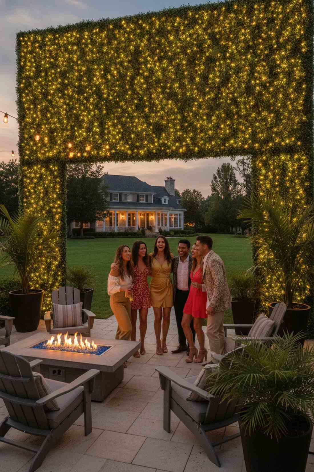 living wall integrated lighting