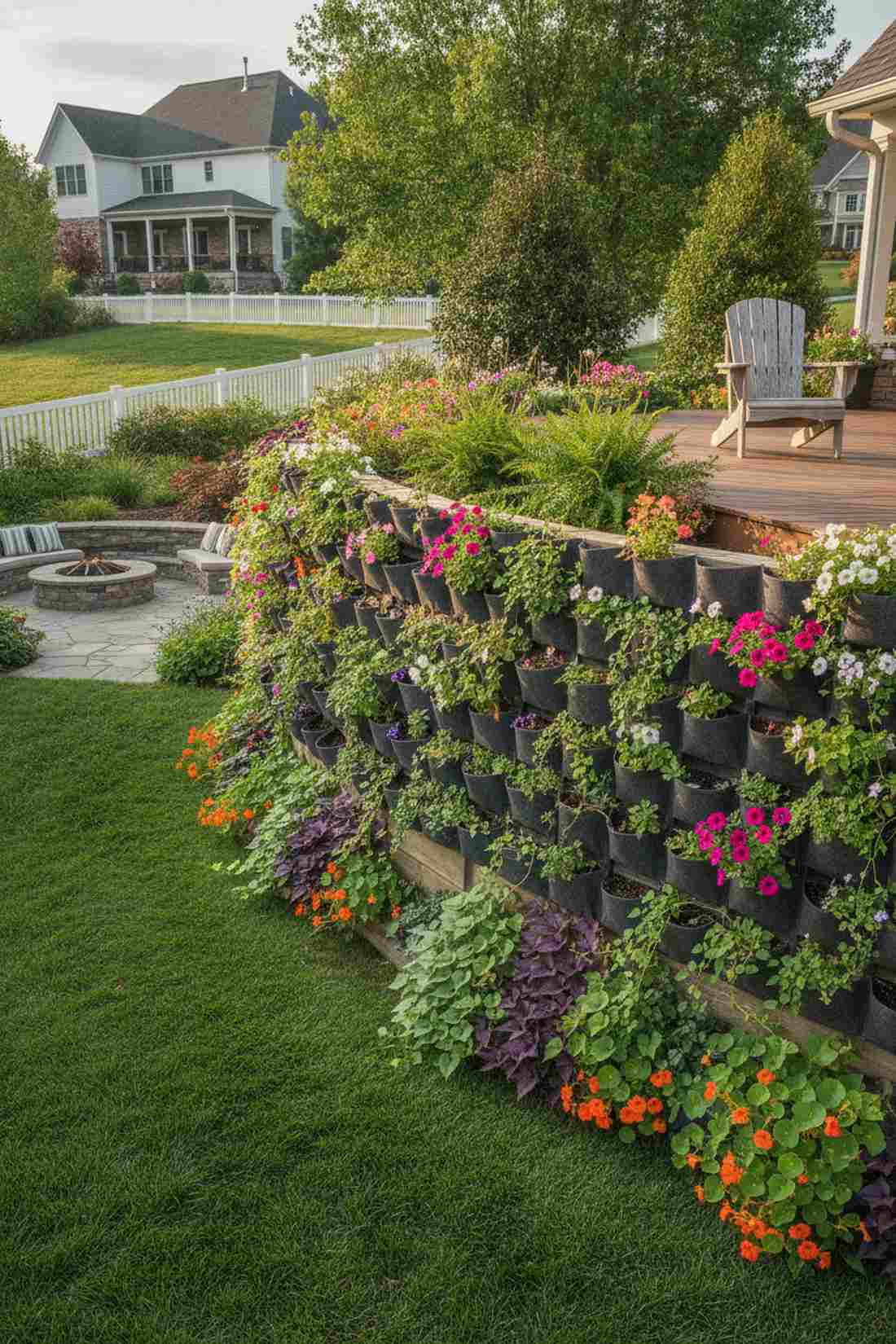living wall pocket planters