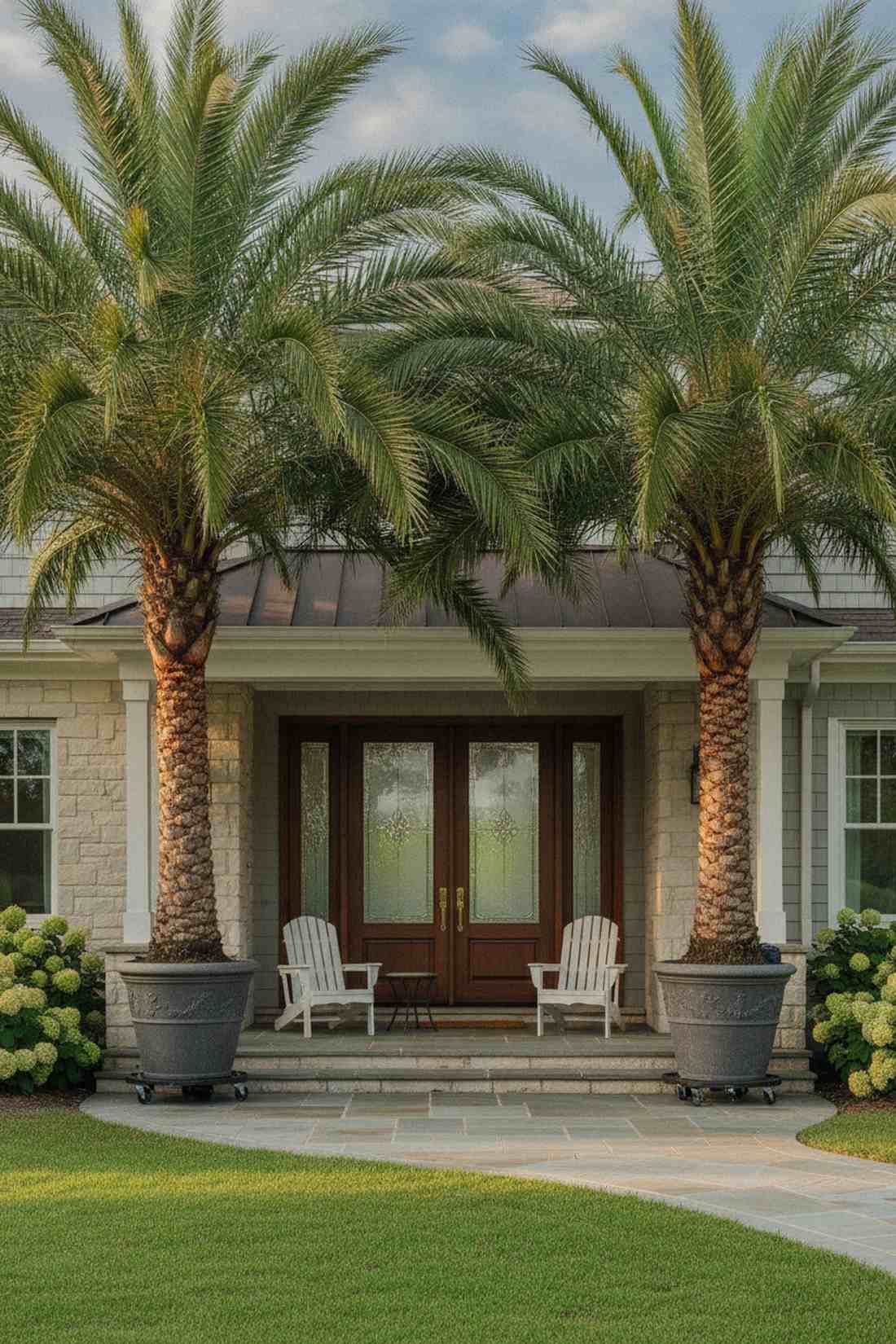majesty palm trees