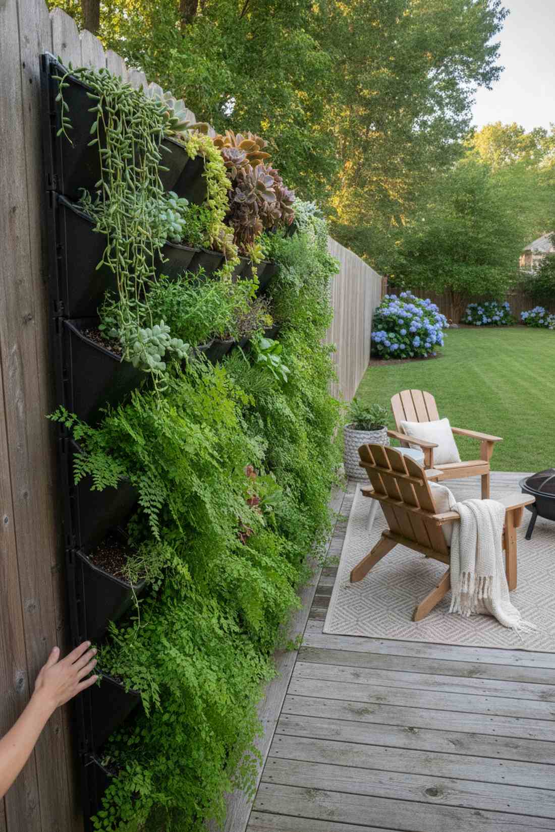 modular wall planter grids