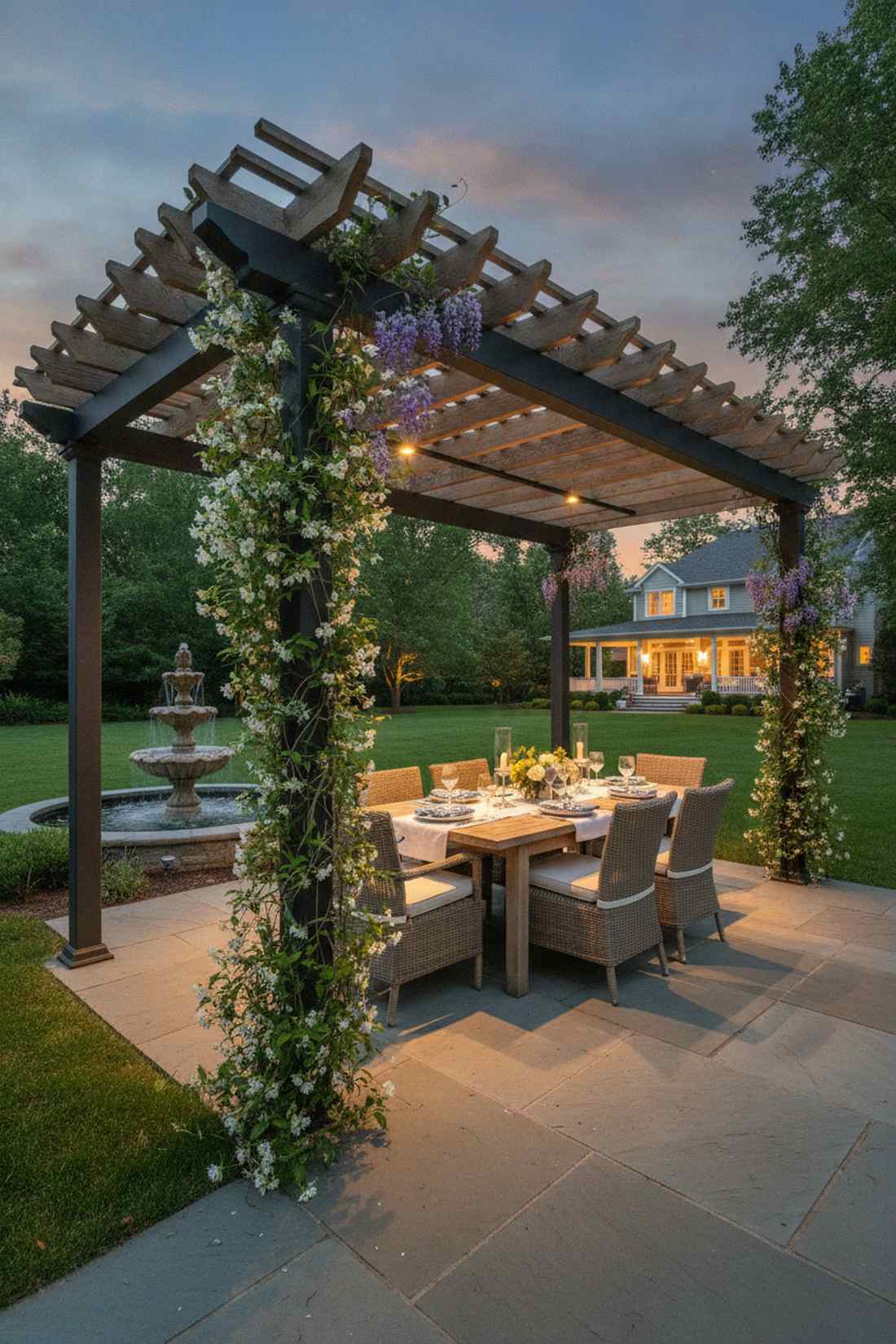 outdoor dining pavilions