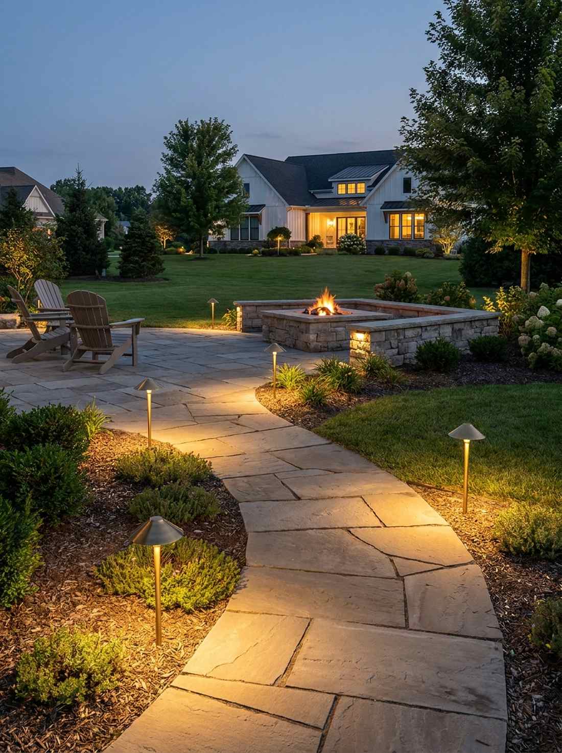 path marker lights