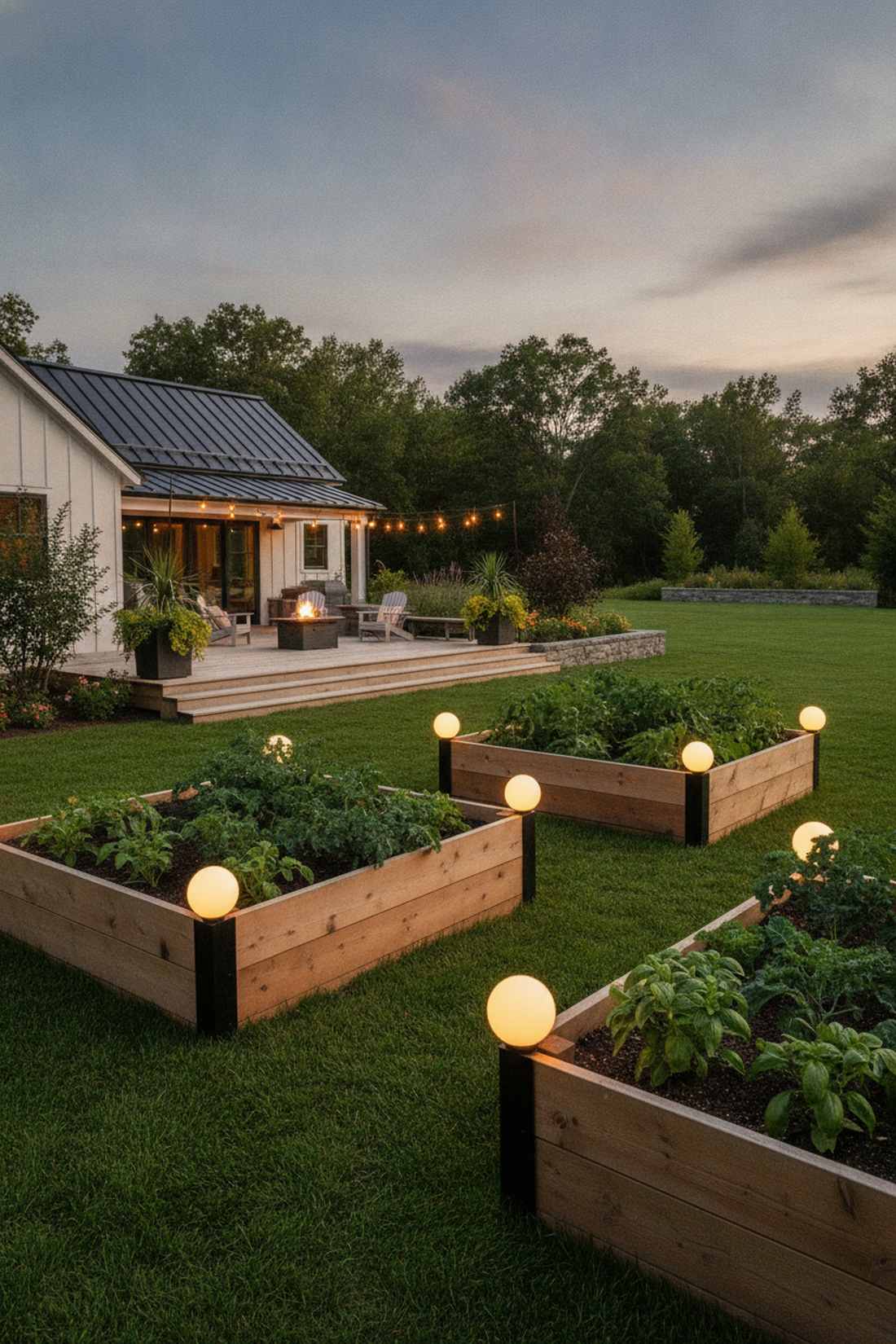 raised bed edge globe markers