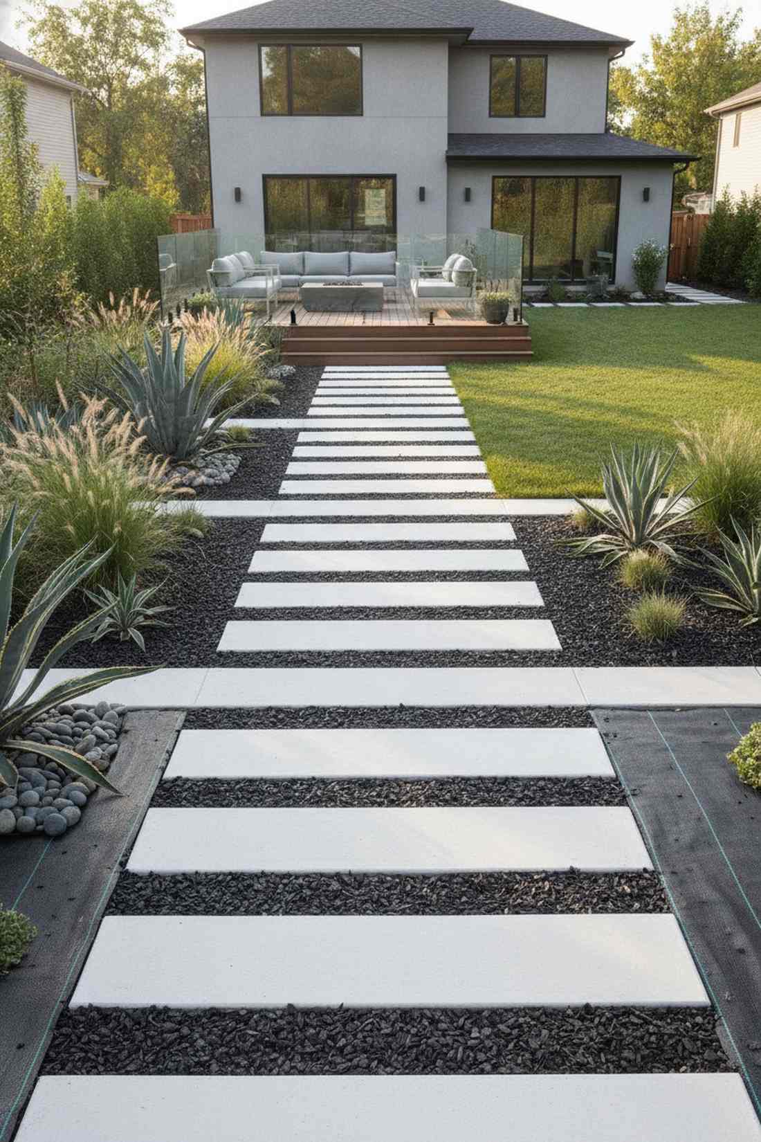 rubber mulch modern