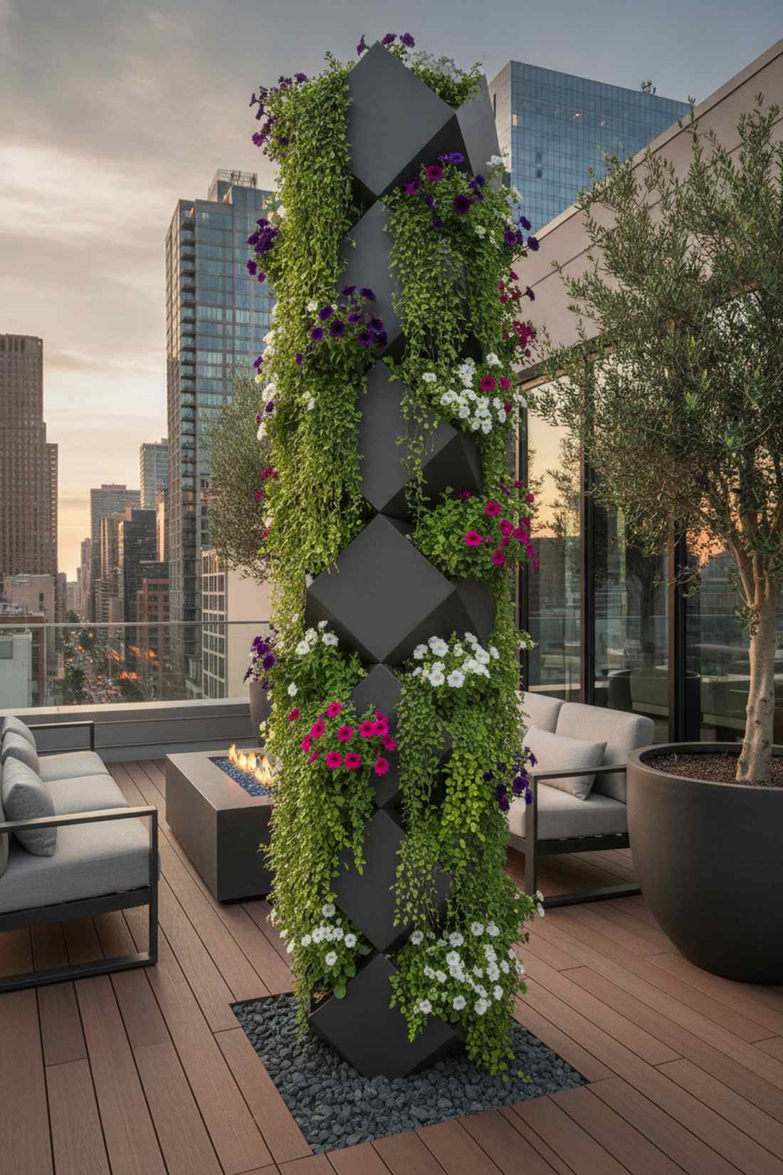 stacking cube vertical tower