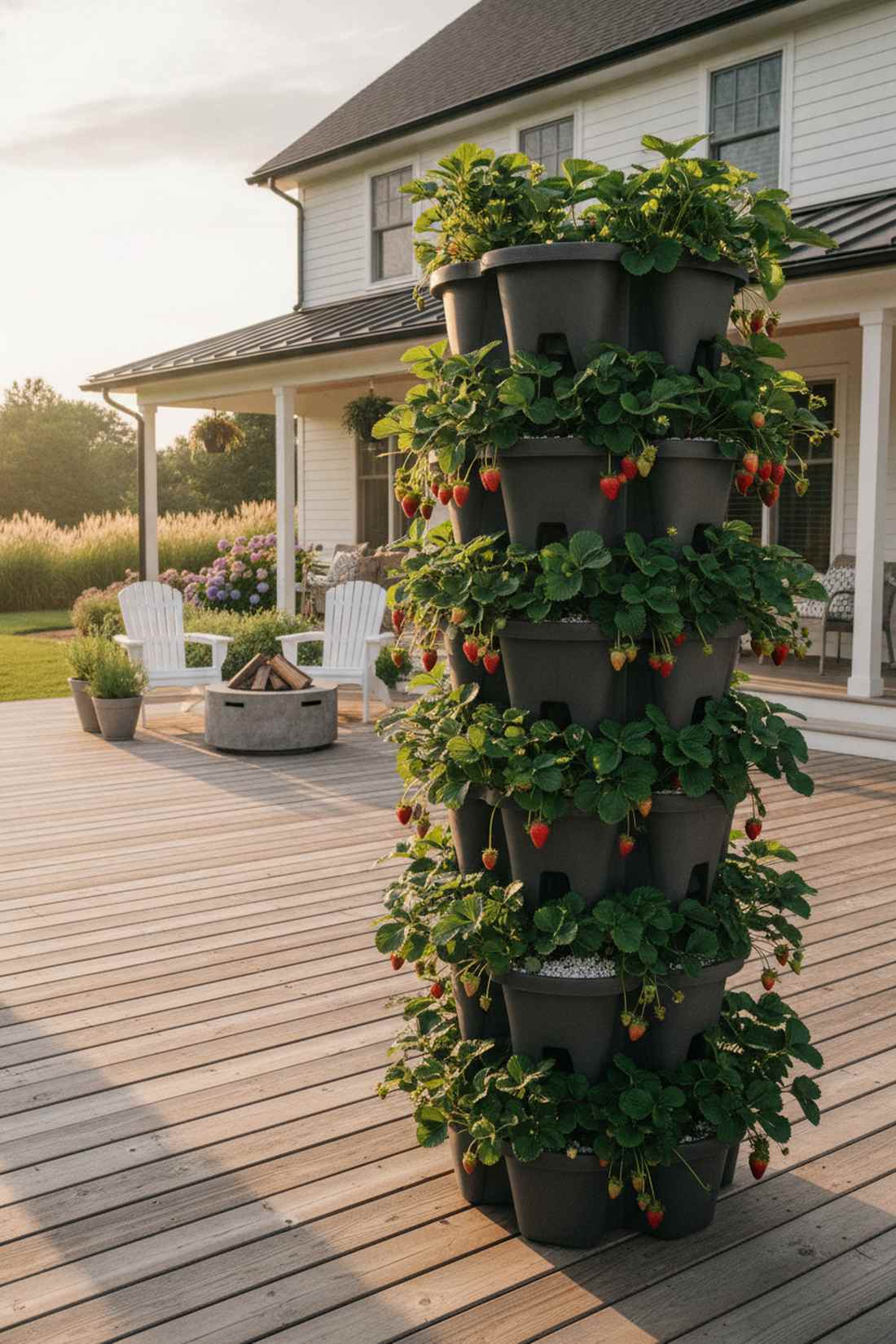 stacking tower planters