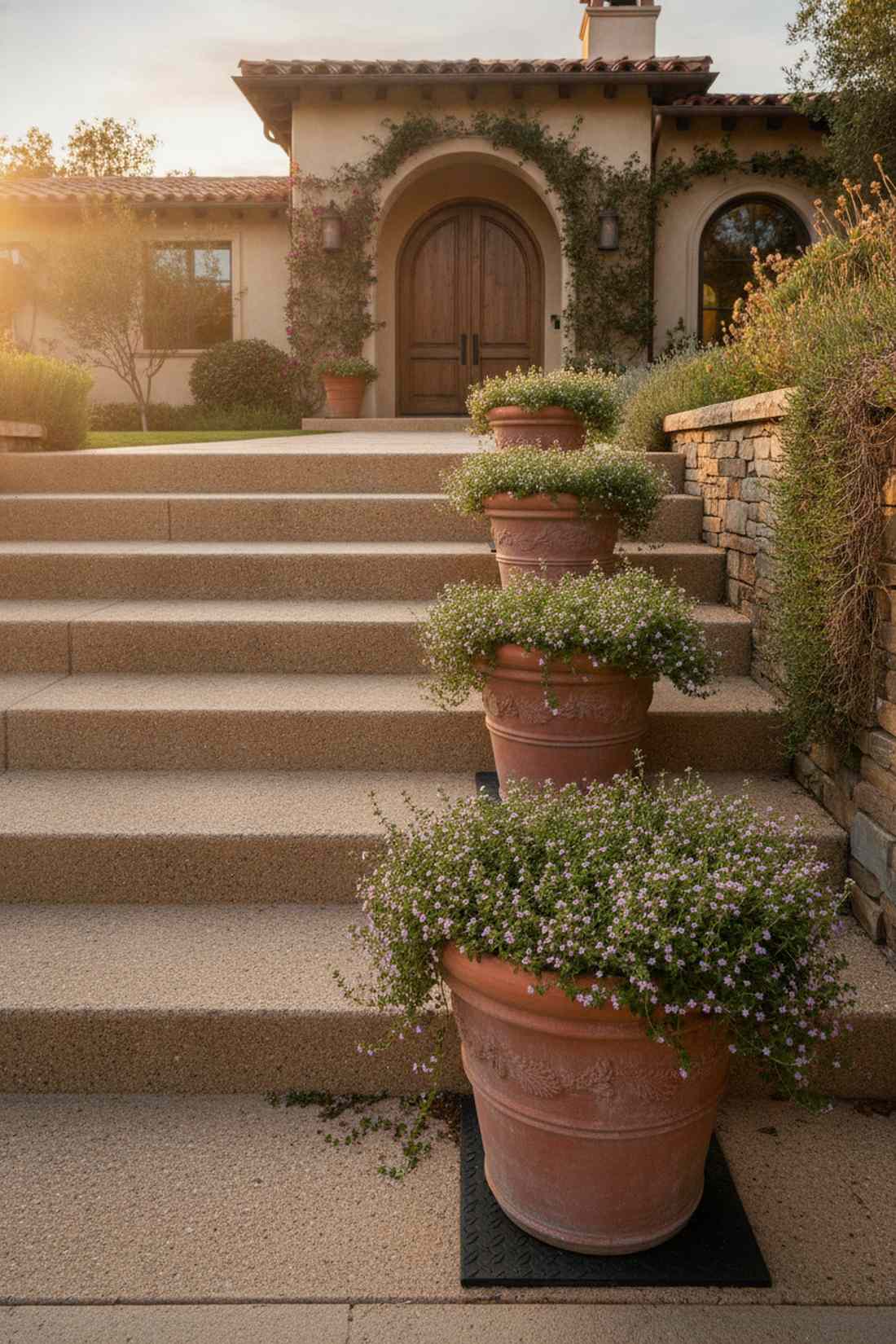 staircase pot progression