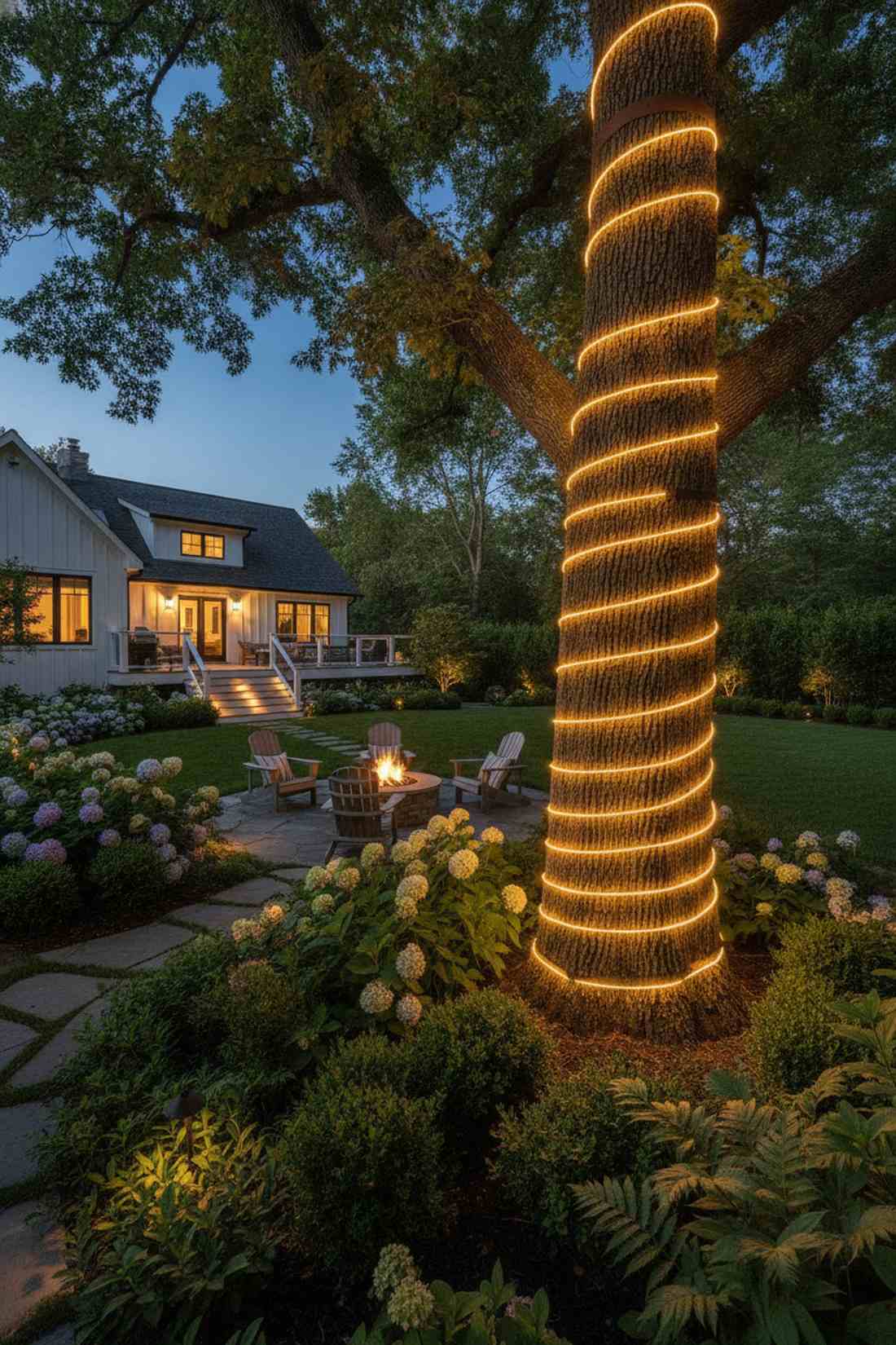 trunk wrapped spiral ascent