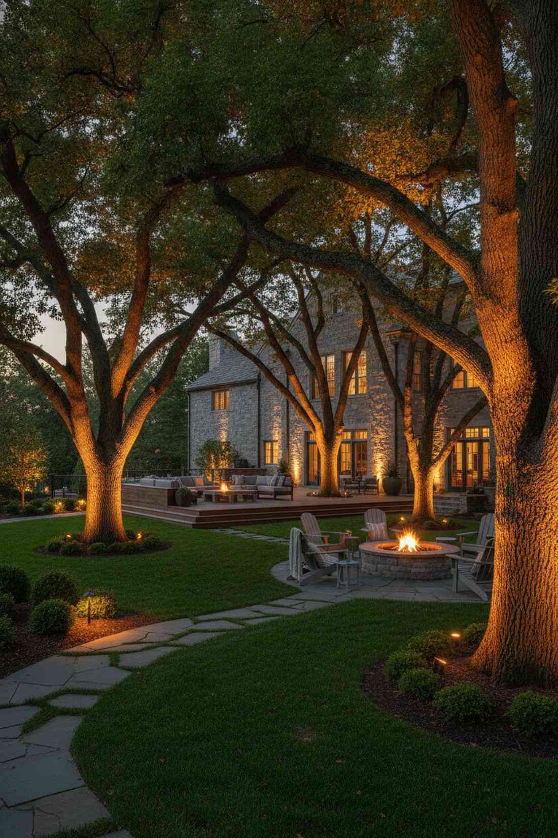 uplighting architectural features