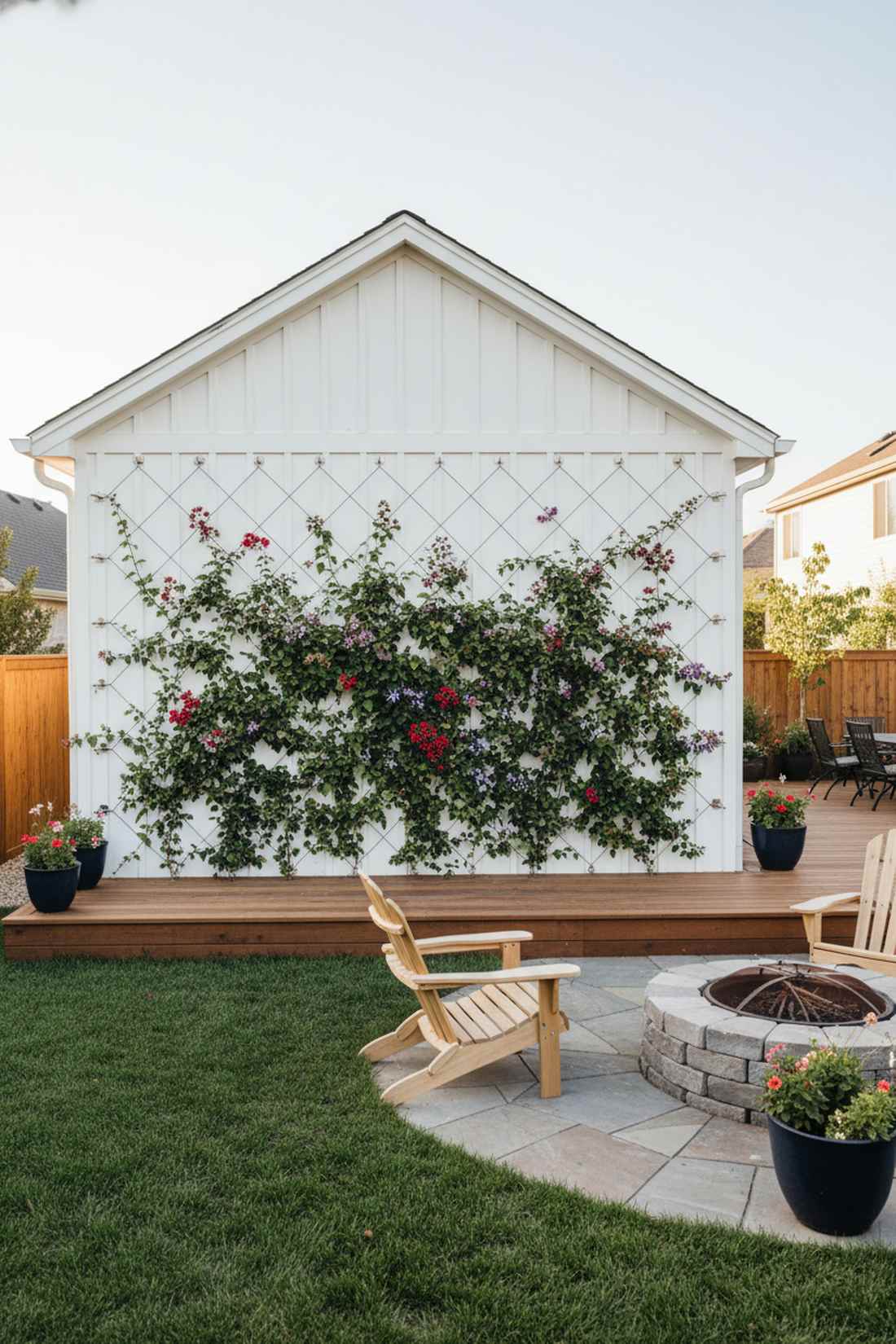 wire grid garage wall system