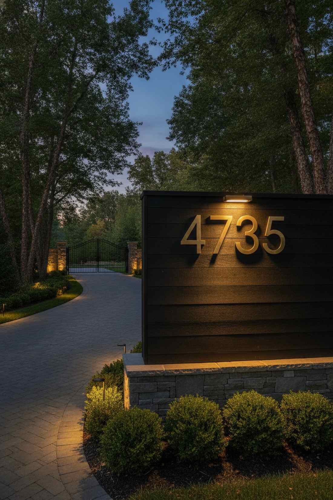 address number illumination